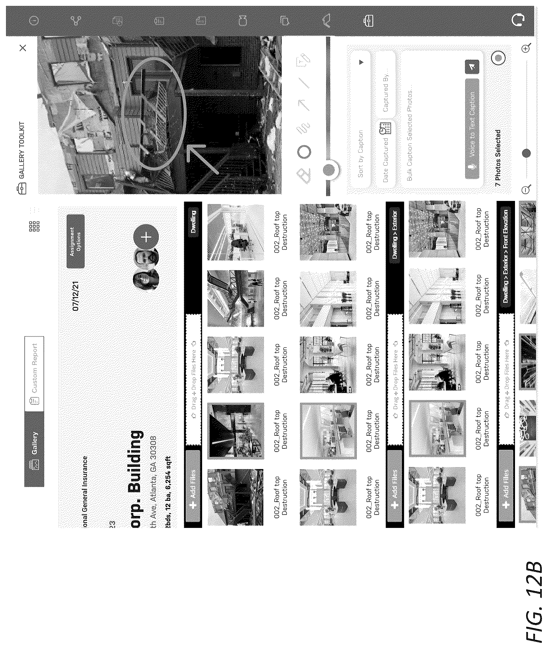 Patent US12619343 Figure 14 – Inspection templates and administrative controls