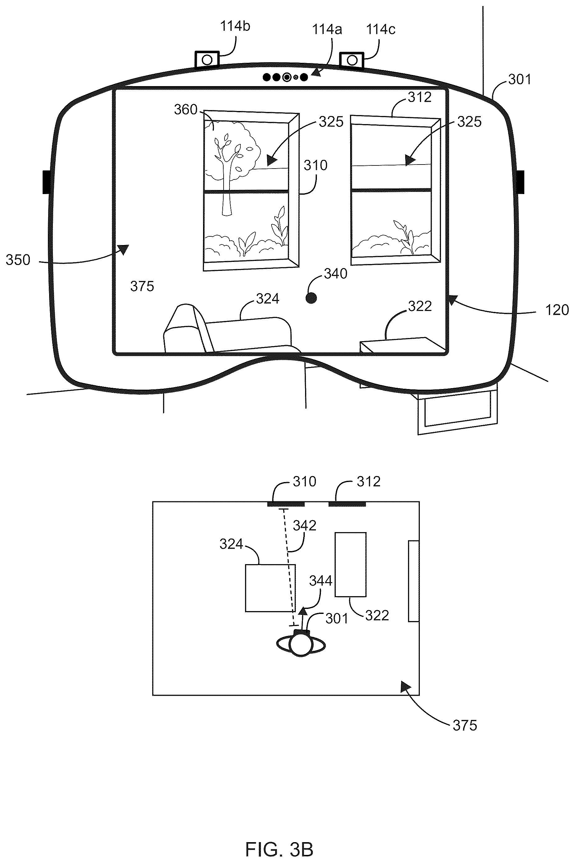 Patent US12619346 Figure 4 – Displaying content based on detecting an associated context in a physical environment