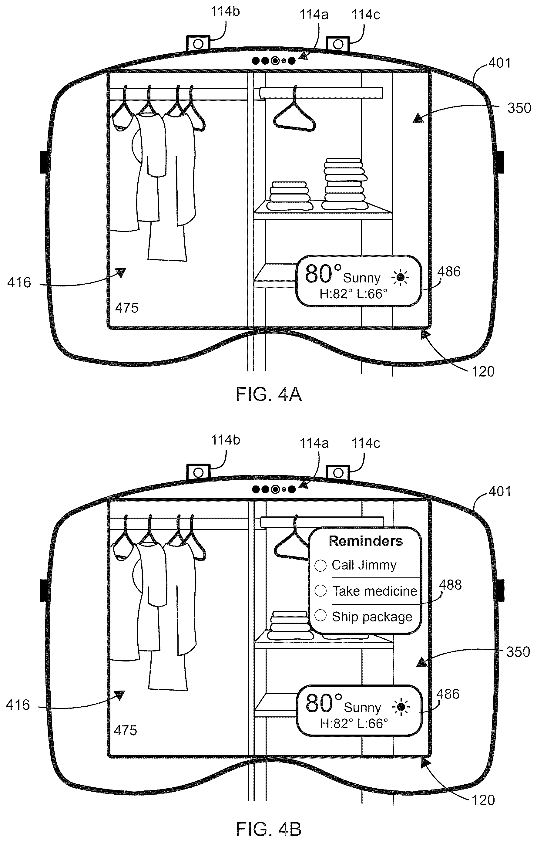 Patent US12619346 Figure 8 – Displaying content based on detecting an associated context in a physical environment