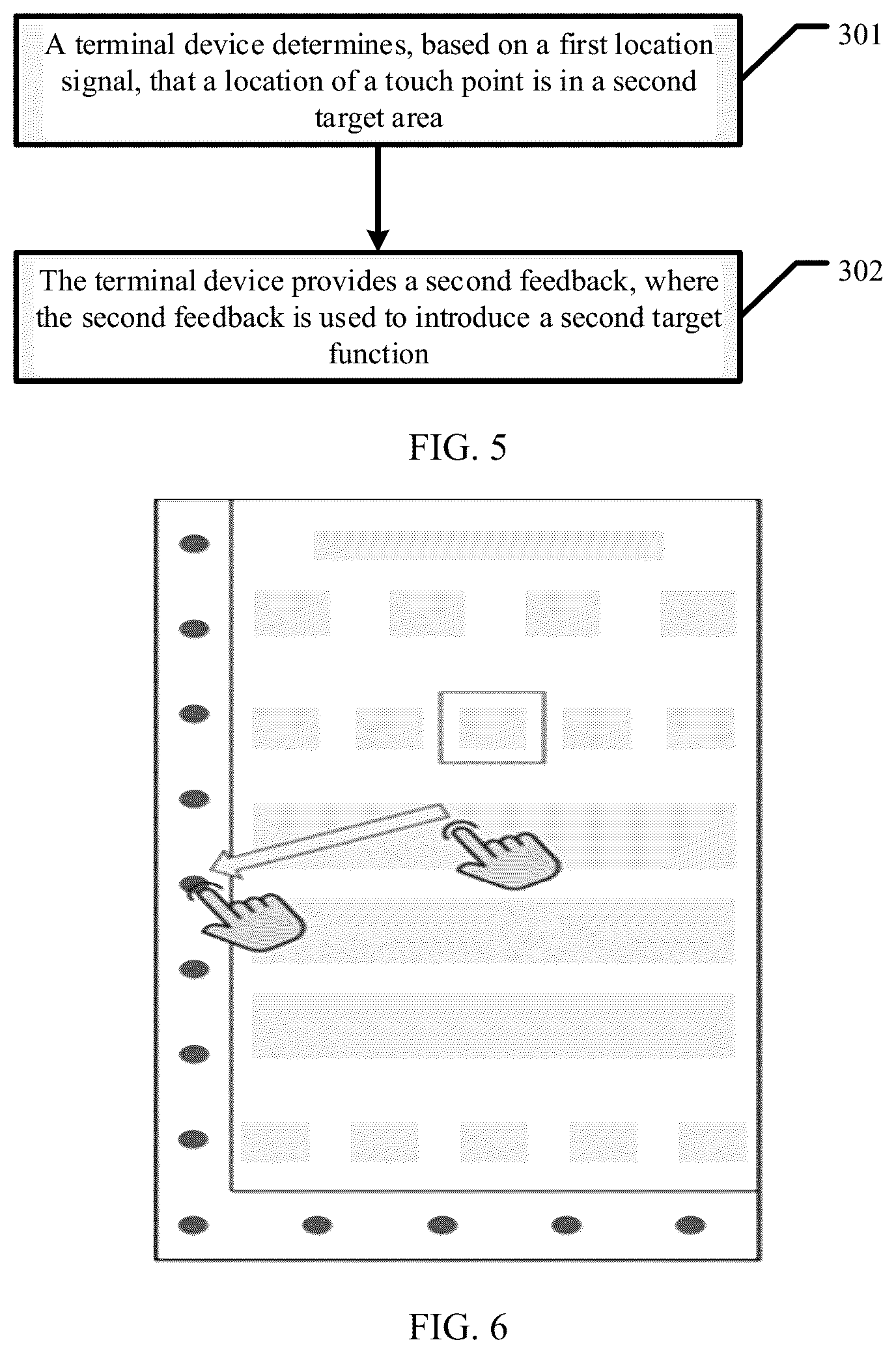 Patent US12619348 Figure 5 – Interaction method of a terminal device for a user with visual impairment