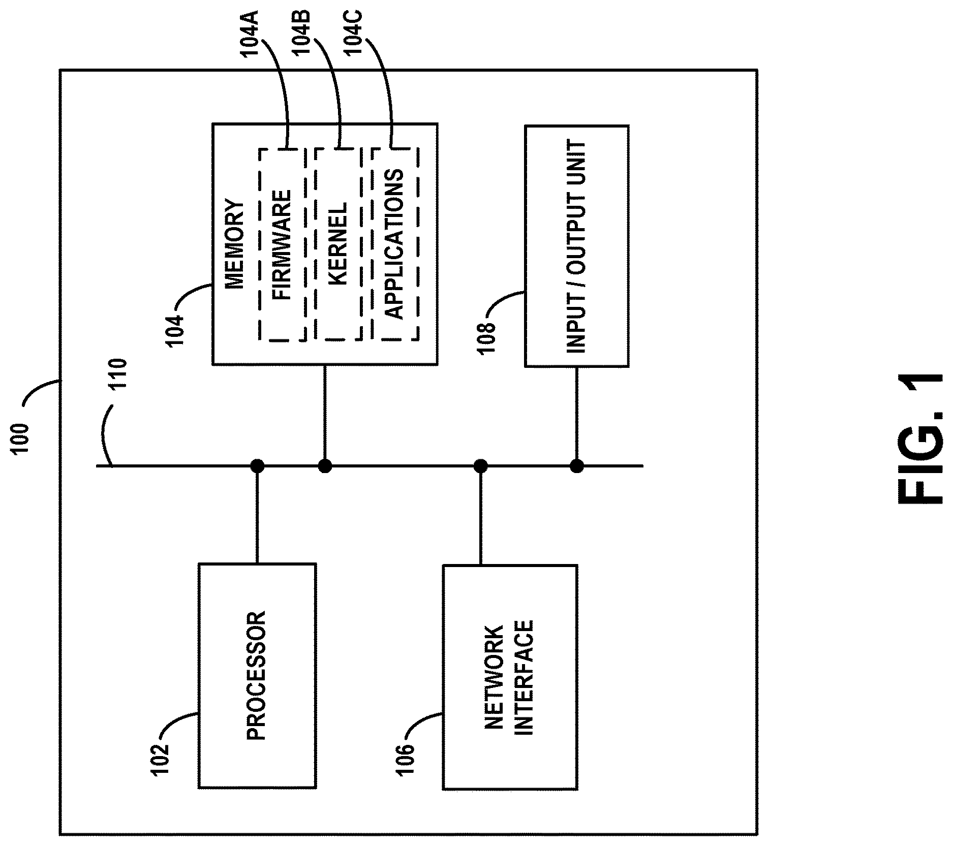 Patent US12619350 Figure 1 – Shortcut framework for supporting flexible user interface features
