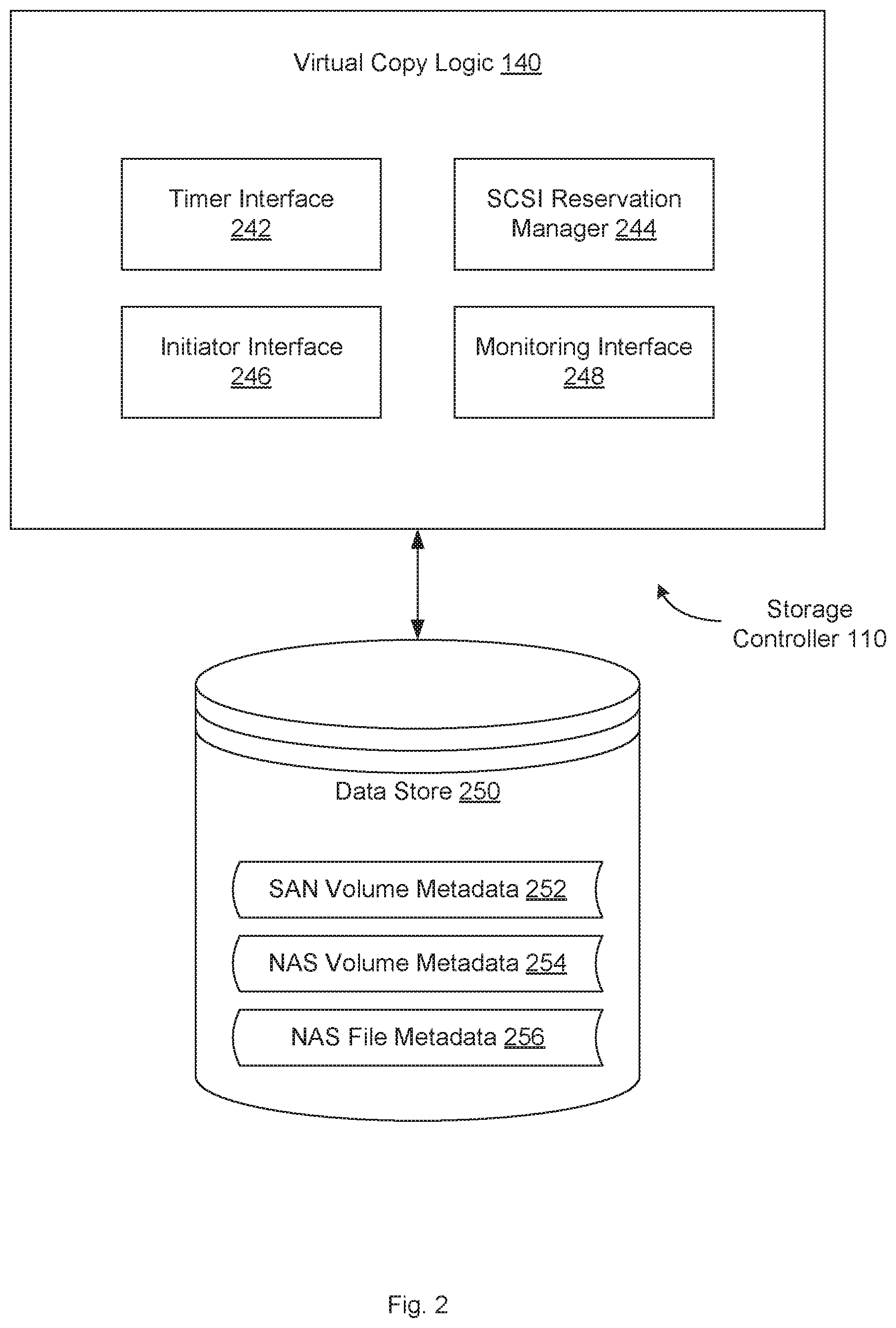 Patent US12619351 Figure 2 – Optimized migration of data between file systems of a storage array