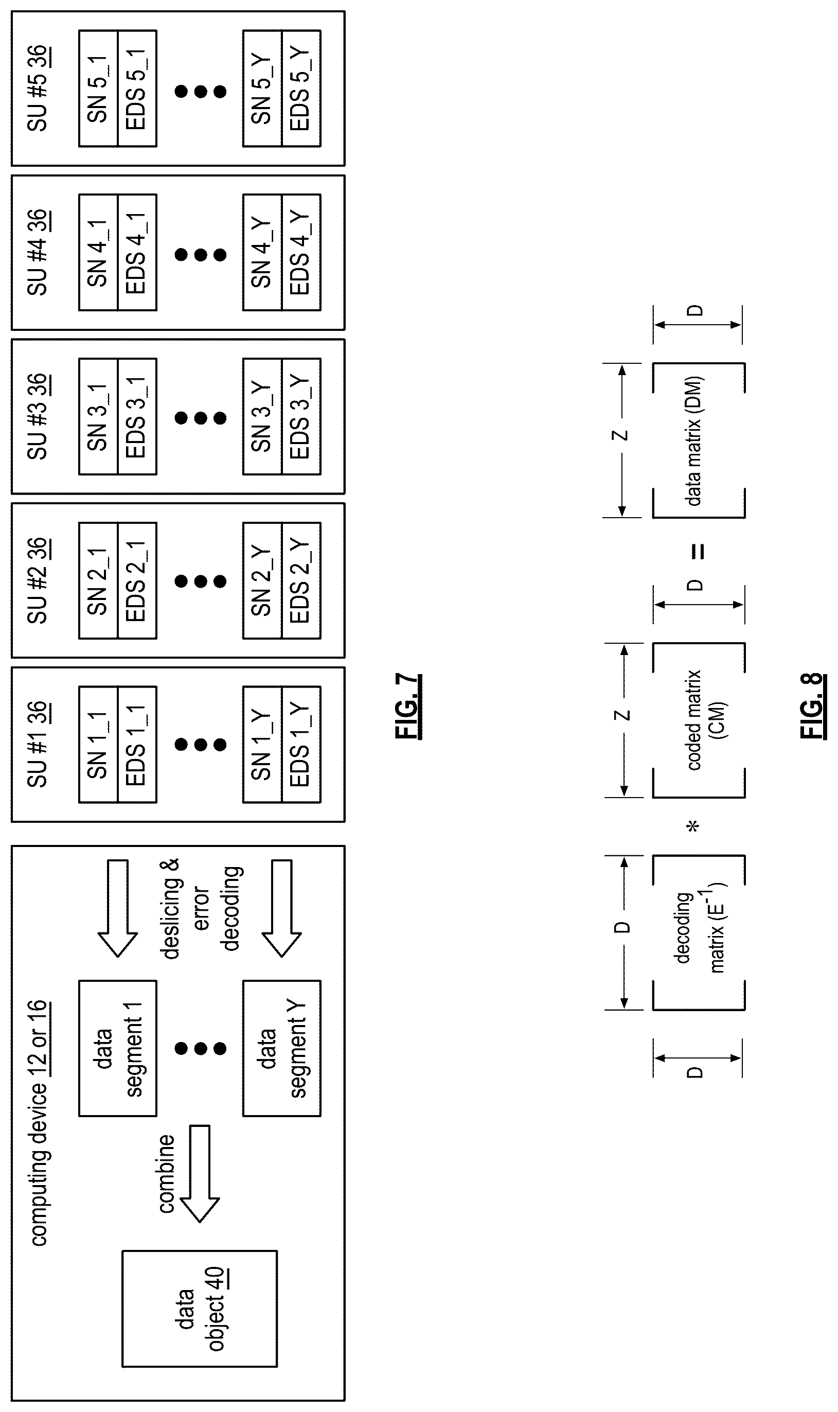 Patent US12619353 Figure 4 – Shifting an encoded data slice subset for smart rebuilding