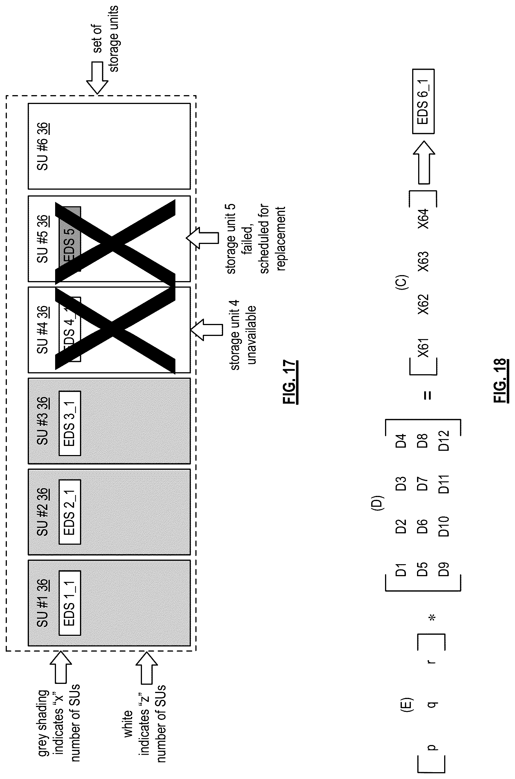 Patent US12619353 Figure 12 – Shifting an encoded data slice subset for smart rebuilding
