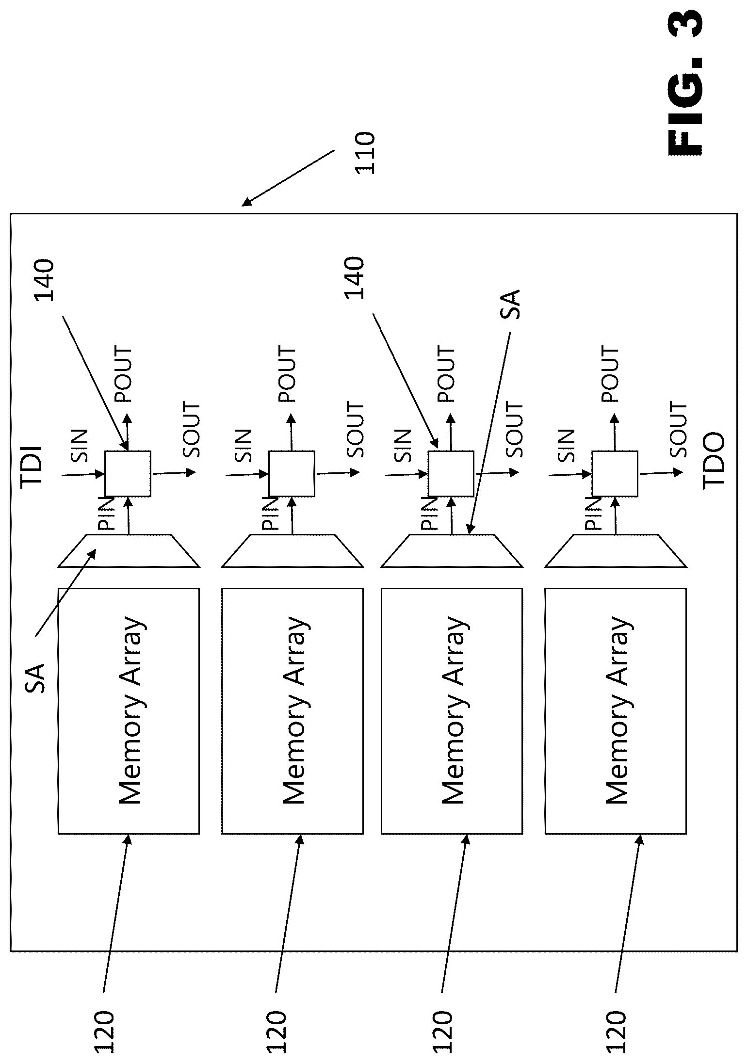 Patent US12619373 Figure 3 – Memory device and method for monitoring the performances of a memory device
