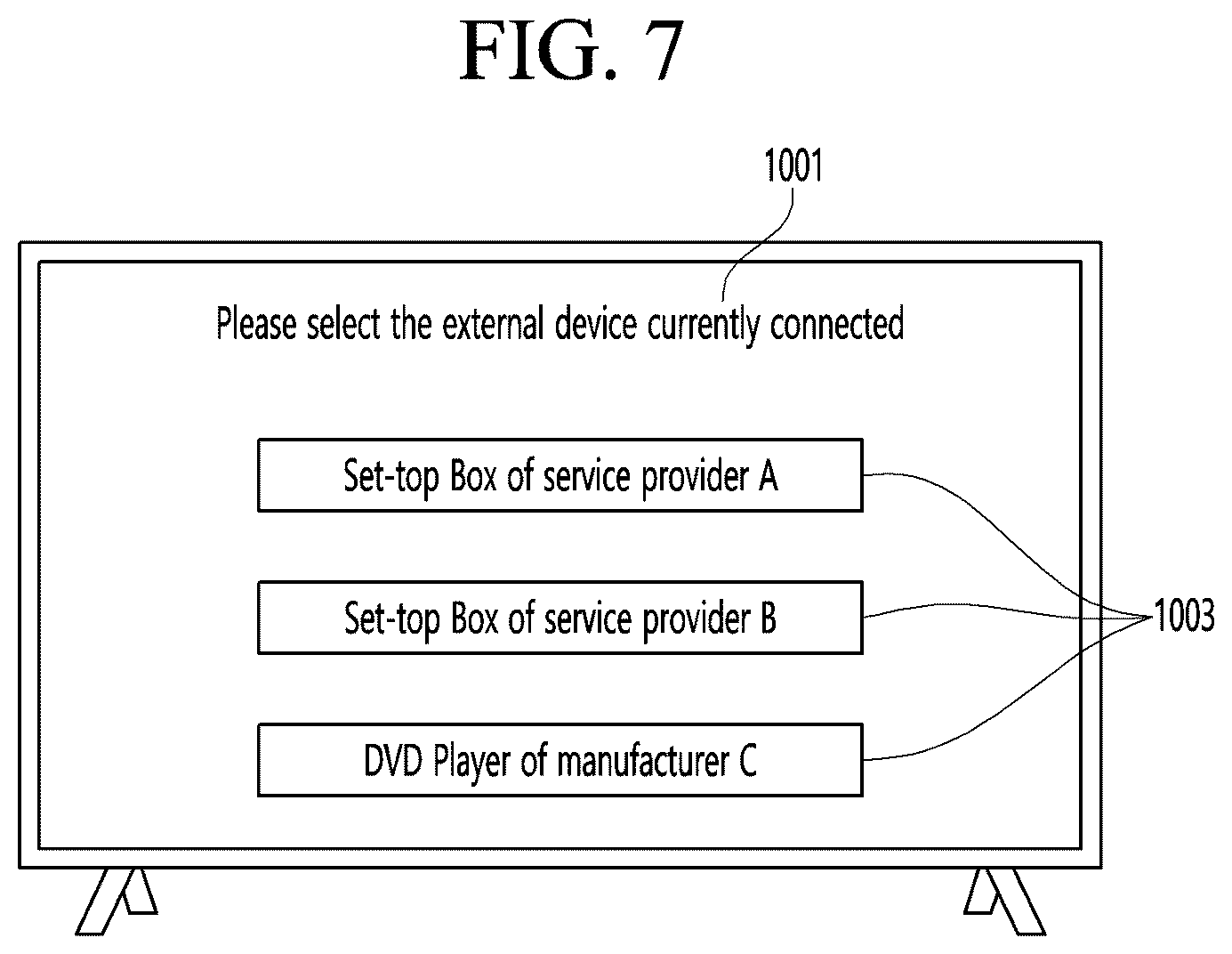 Patent US12619387 Figure 7 – Display device