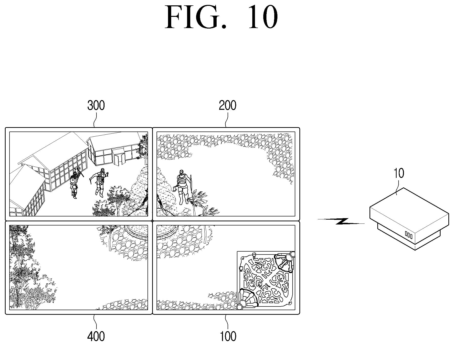 Patent US12619388 Figure 10 – Display apparatus for identifying connection and disconnection of external display device and control method thereof