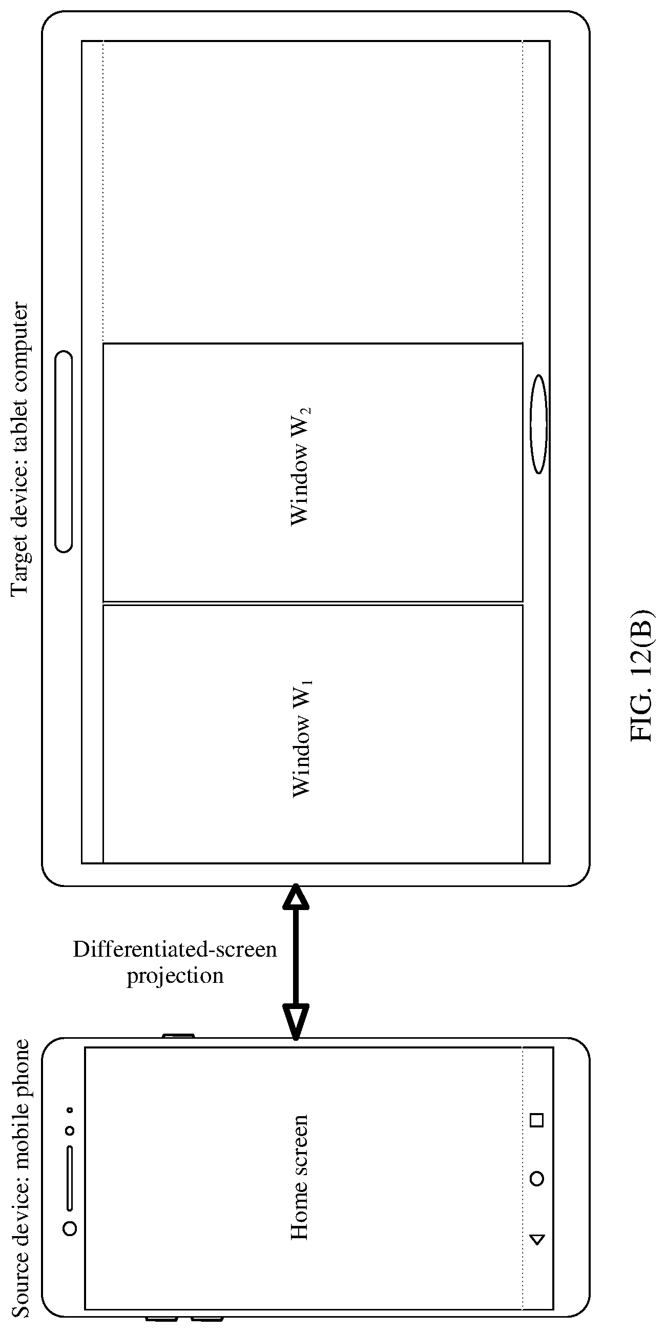 Patent US12619389 Figure 11 – Screen projection display method and system, terminal device, and storage medium