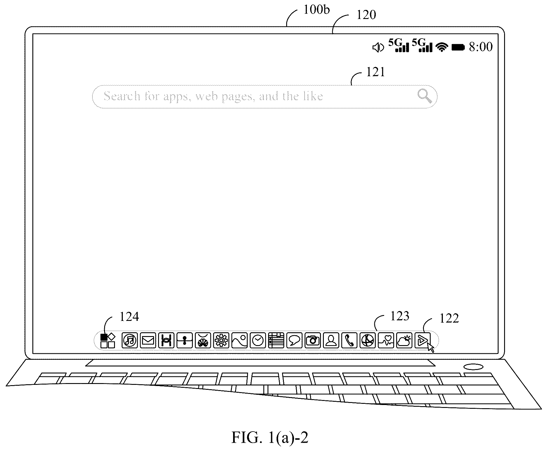 Patent US12619392 Figure 2 – Display method and electronic device