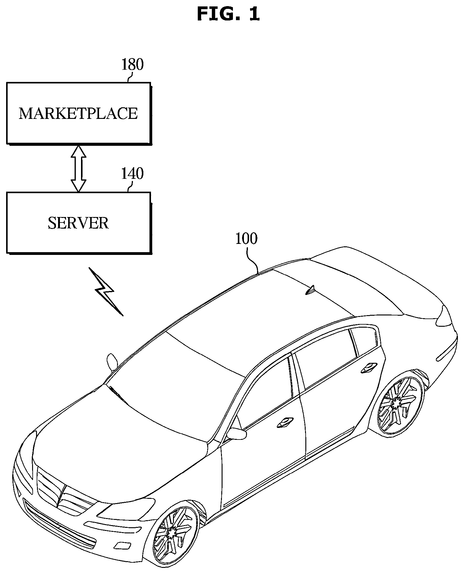 Patent US12619413 — Method and system for installing an application in a vehicle — Figure 1