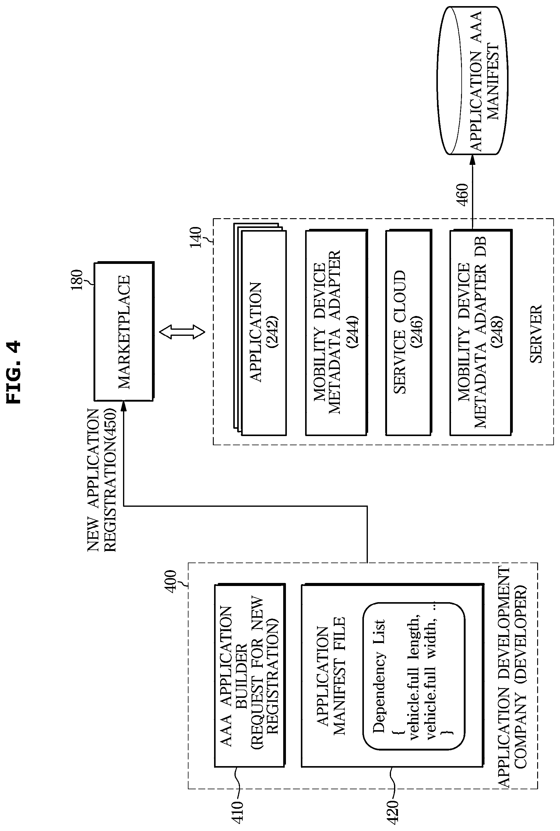 Patent US12619413 Figure 4 – Method and system for installing an application in a vehicle