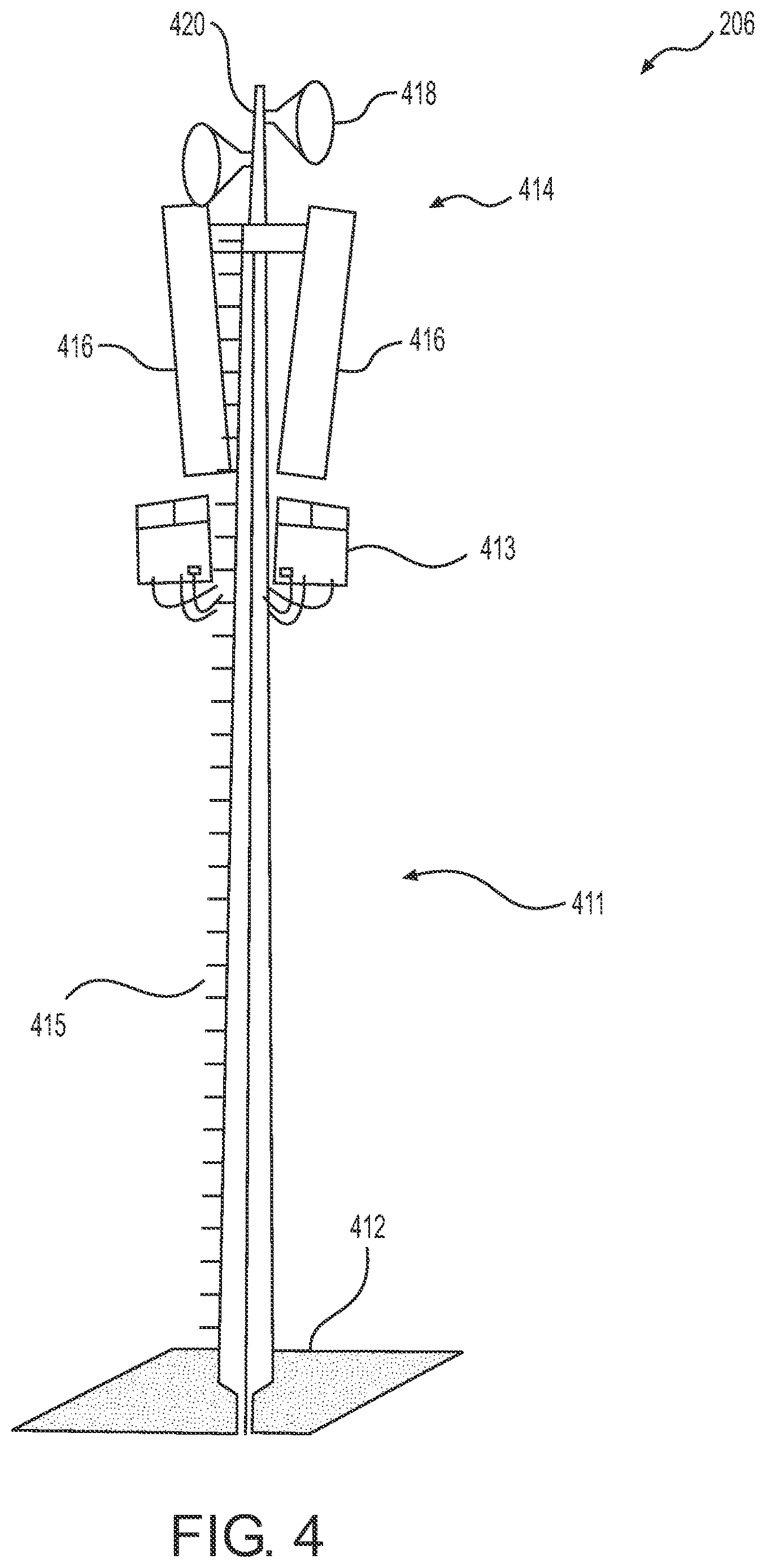 Patent US12619417 Figure 4 – In service upgrade of radio access network distributed unit of a cellular network