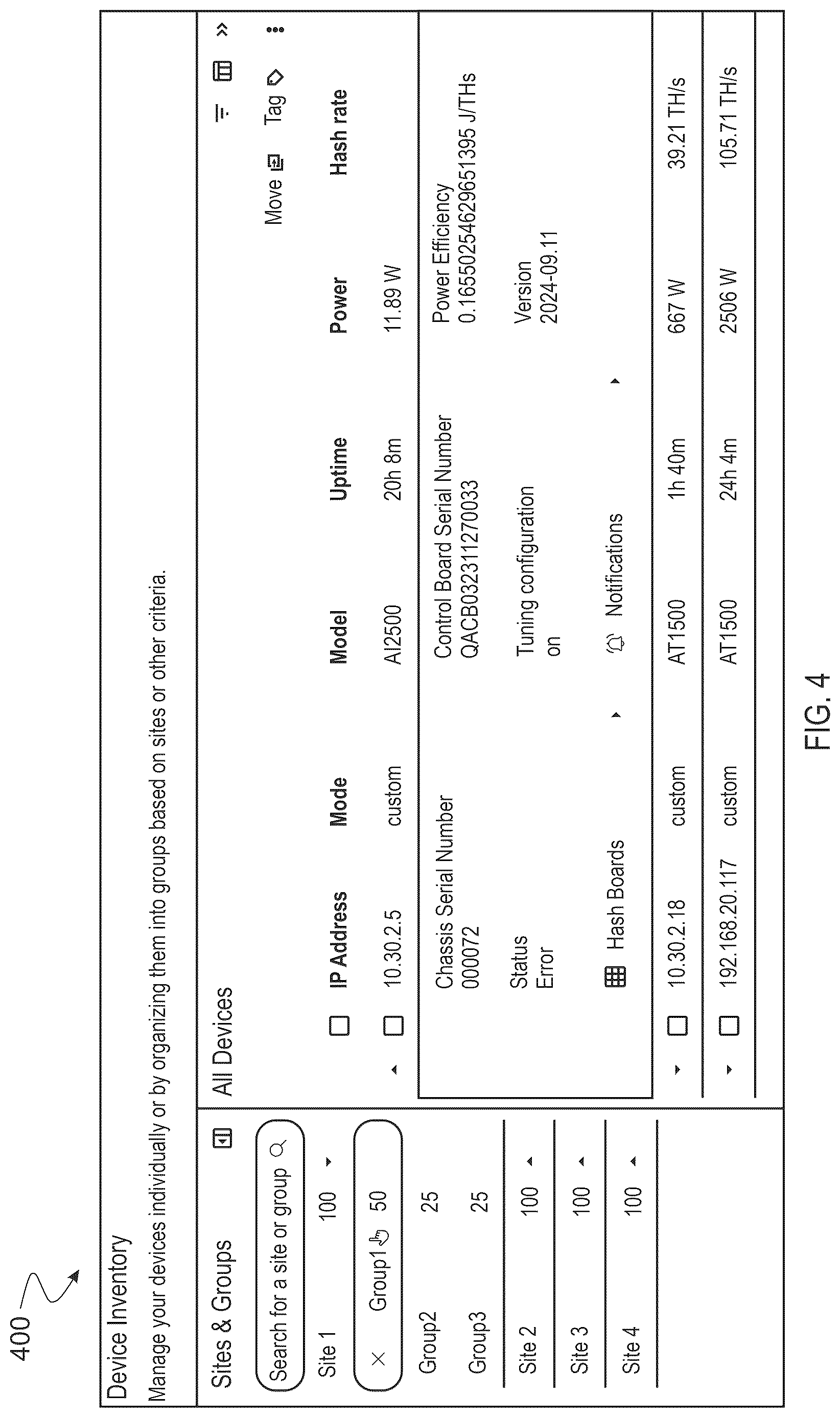 Patent US12619422 Figure 4 – Firmware upgrade of computing device fleets