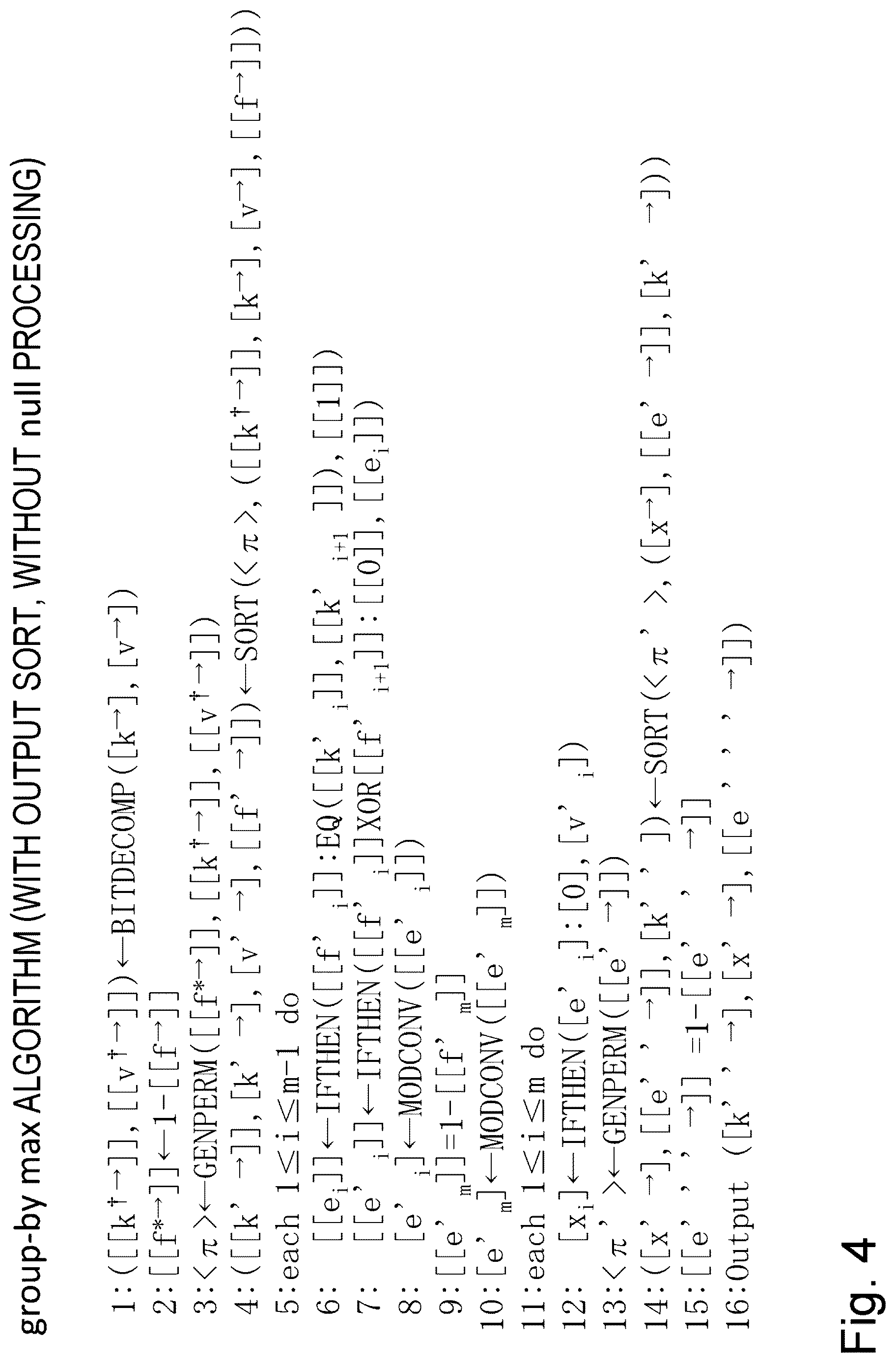 Patent US12619433 Figure 4 – Secret calculation system, apparatus, method and program