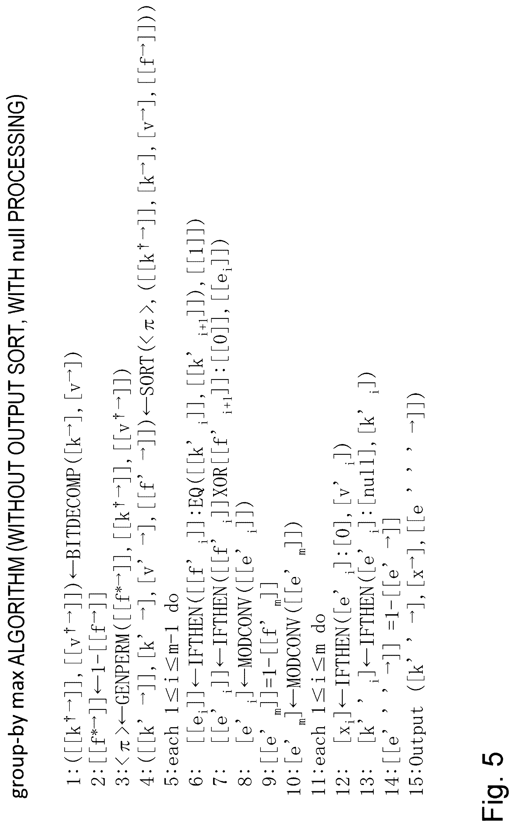 Patent US12619433 Figure 5 – Secret calculation system, apparatus, method and program