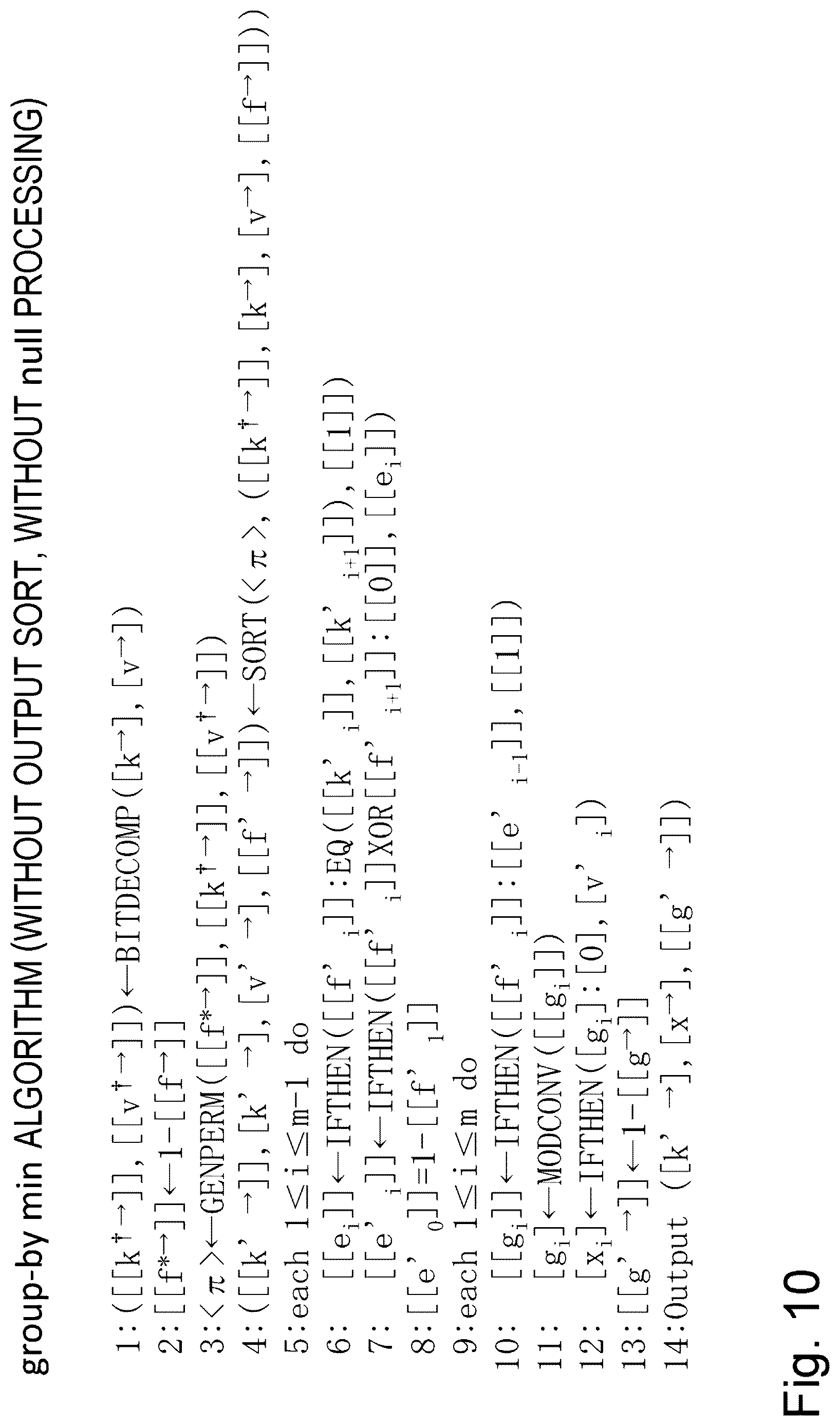Patent US12619433 Figure 10 – Secret calculation system, apparatus, method and program