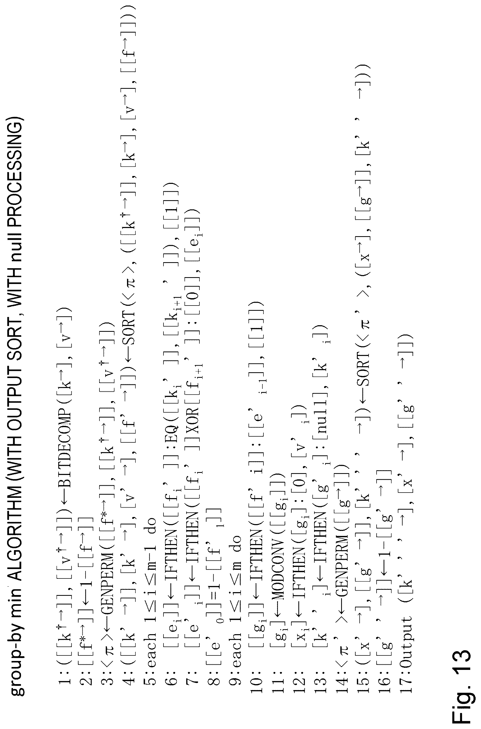 Patent US12619433 Figure 13 – Secret calculation system, apparatus, method and program