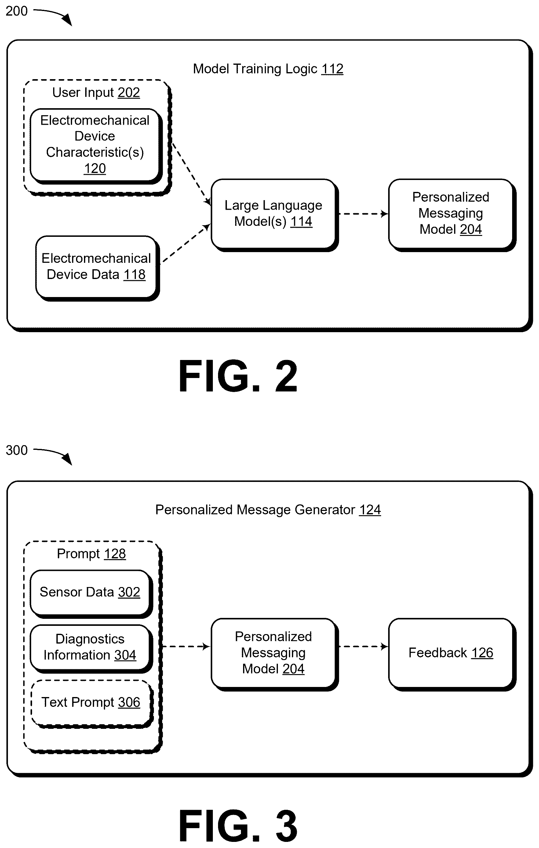 Patent US12619447 Figure 2 – Message personalization for an electromechanical device