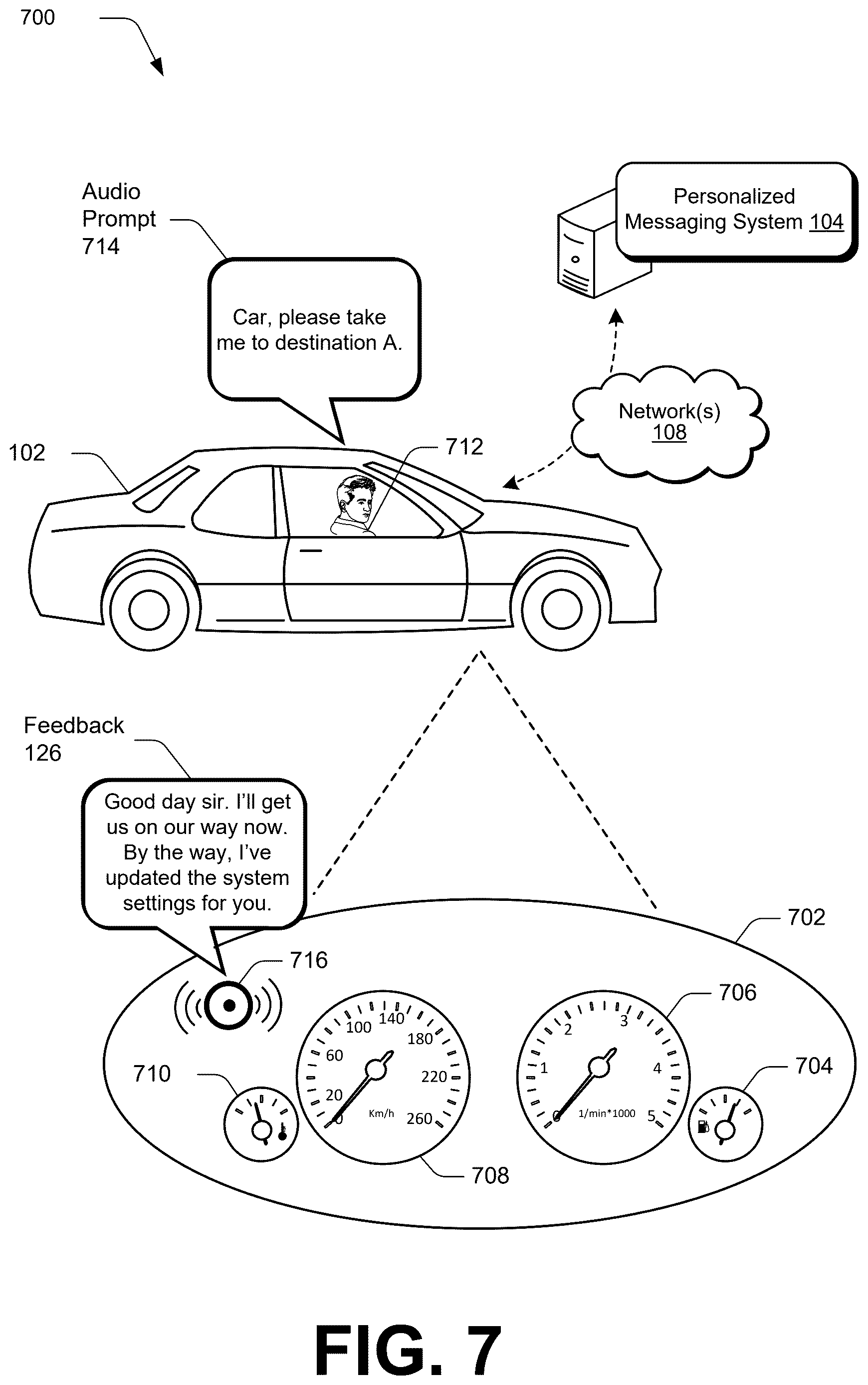 Patent US12619447 Figure 6 – Message personalization for an electromechanical device