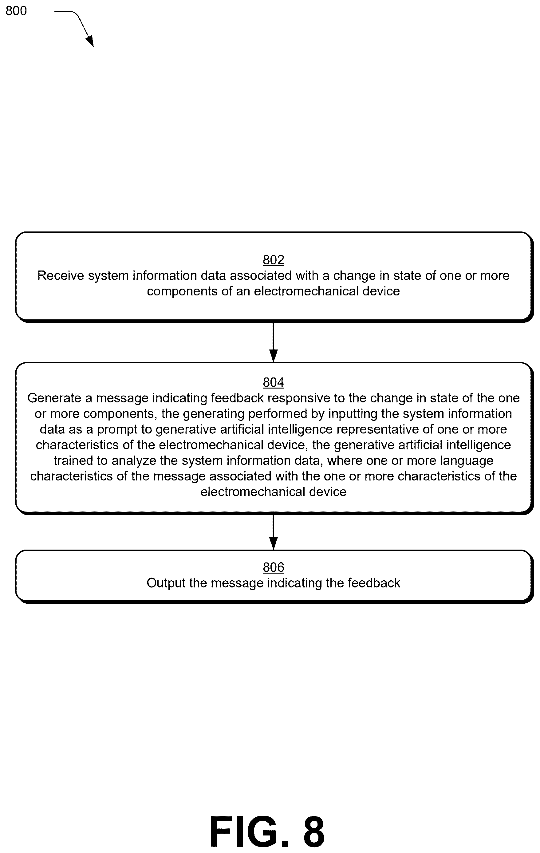 Patent US12619447 Figure 7 – Message personalization for an electromechanical device