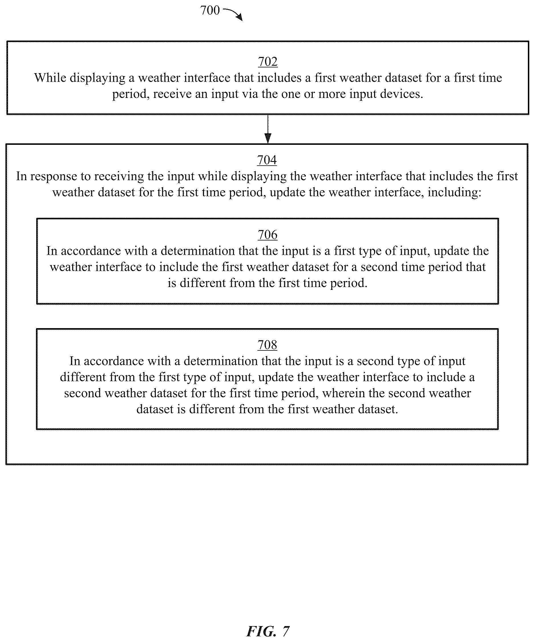 Patent US12619451 Figure 13 – Methods and user interfaces for managing weather information
