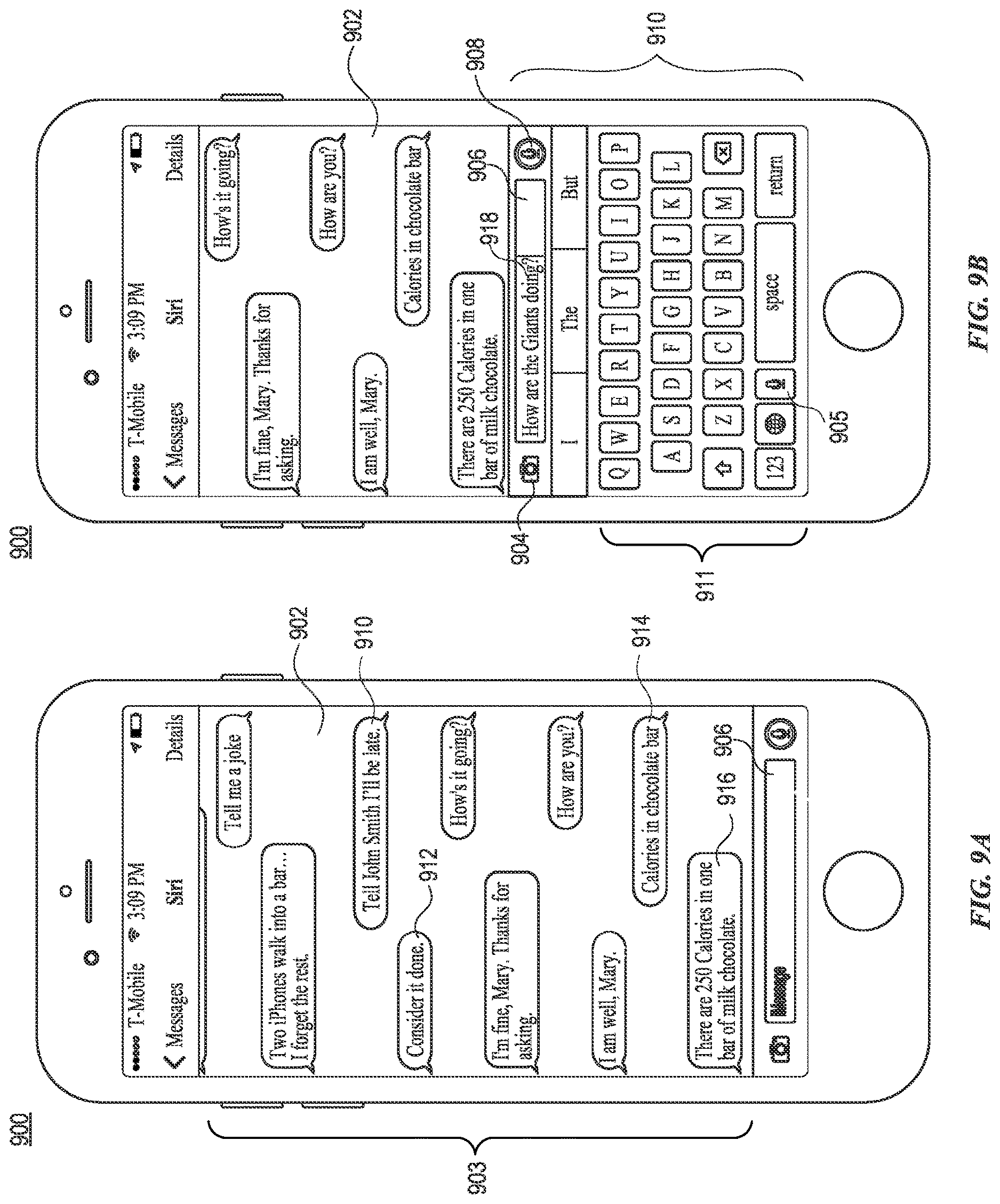Patent US12619452 Figure 14 – Intelligent automated assistant in a messaging environment