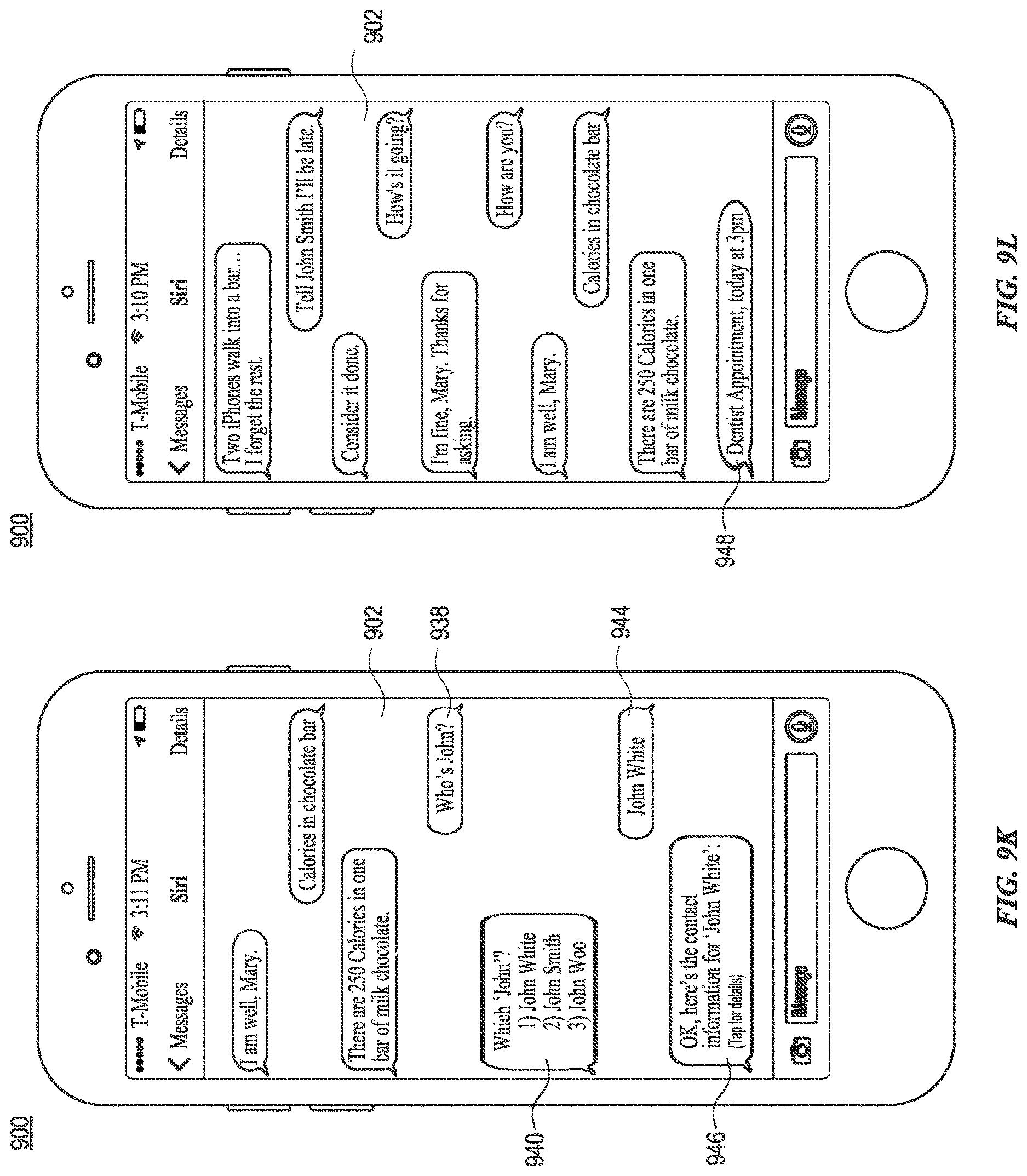 Patent US12619452 Figure 19 – Intelligent automated assistant in a messaging environment