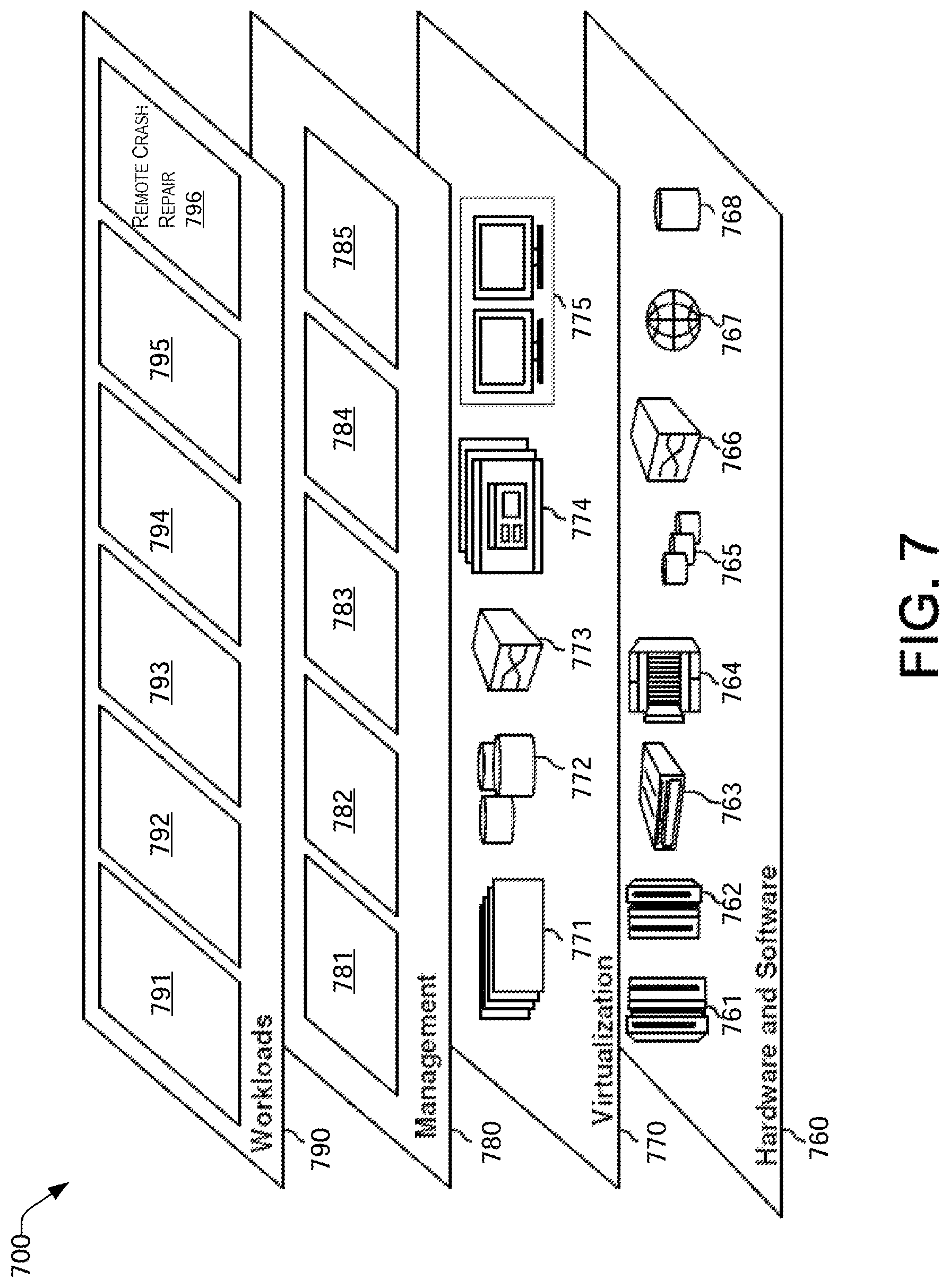 Patent US12619460 Figure 8 – Remotely healing crashed processes
