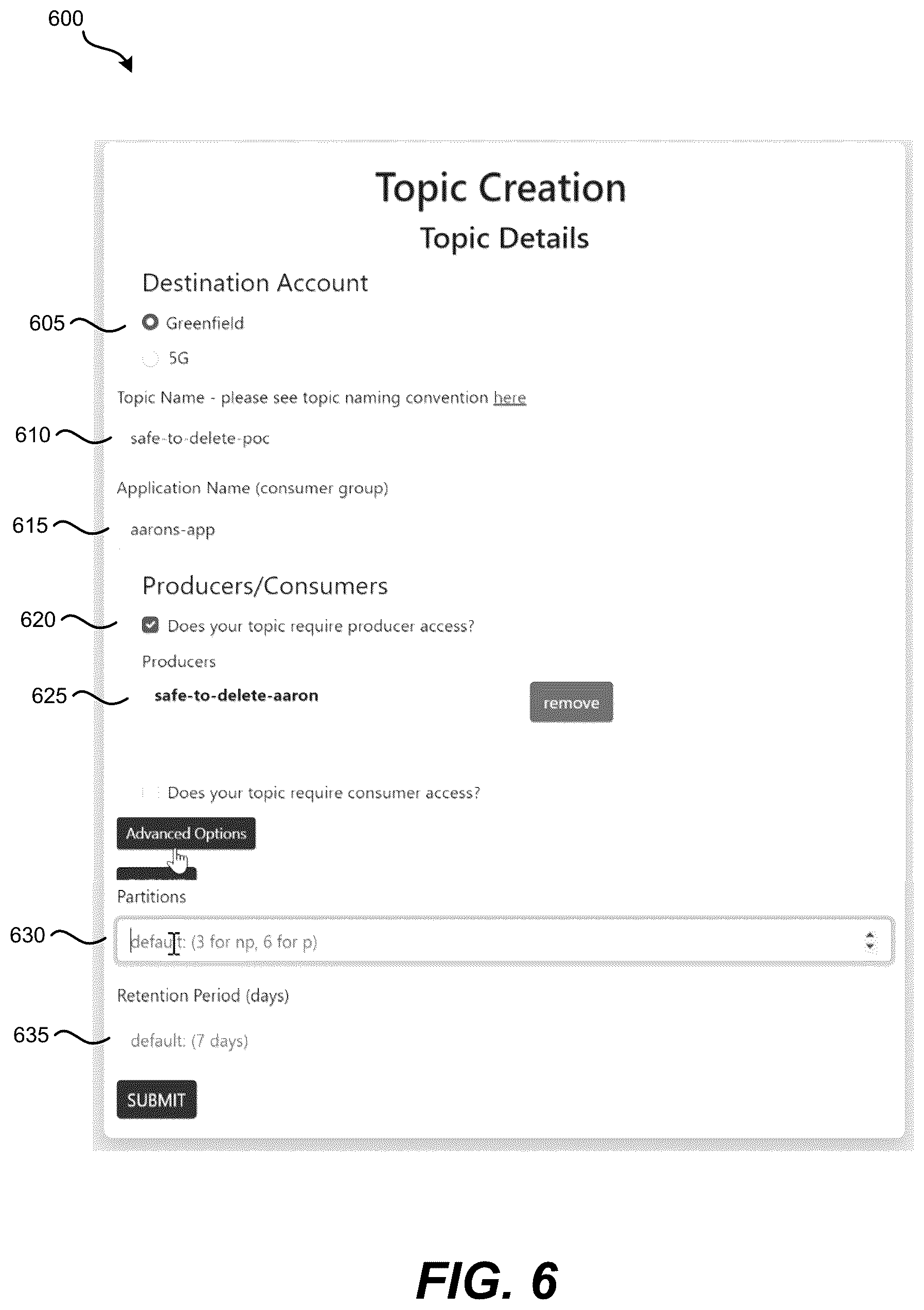 Patent US12619481 Figure 6 – Data-streaming system overlay infrastructure for deployment pipelines