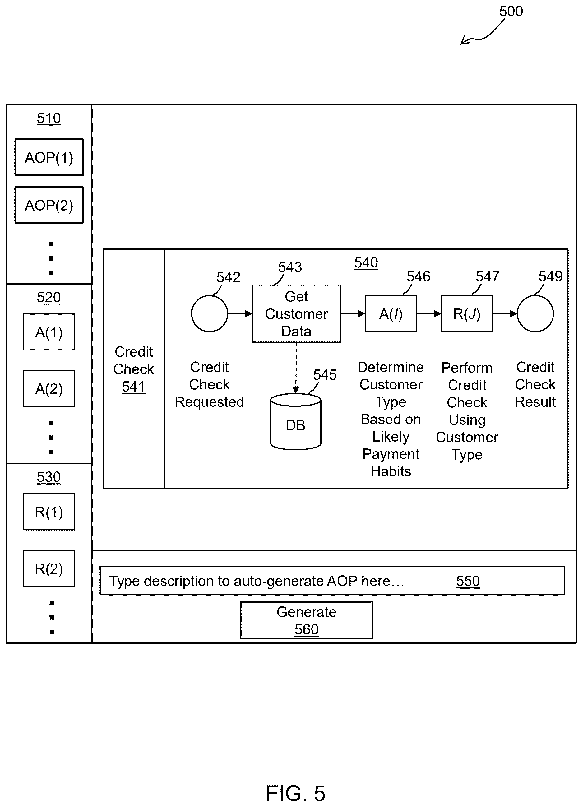 Patent US12619488 Figure 5 – Agent health score for agentic automations