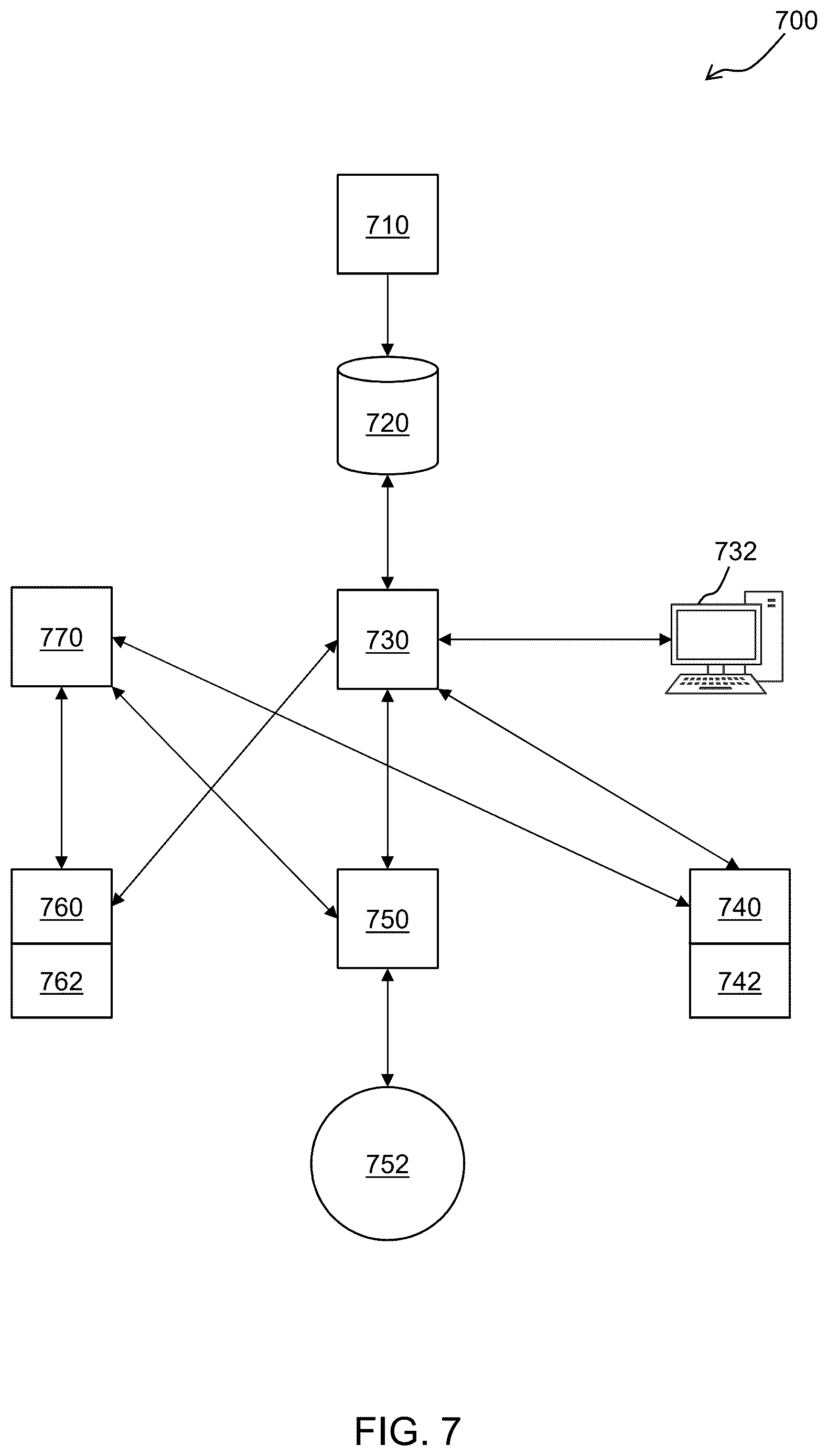Patent US12619488 Figure 7 – Agent health score for agentic automations