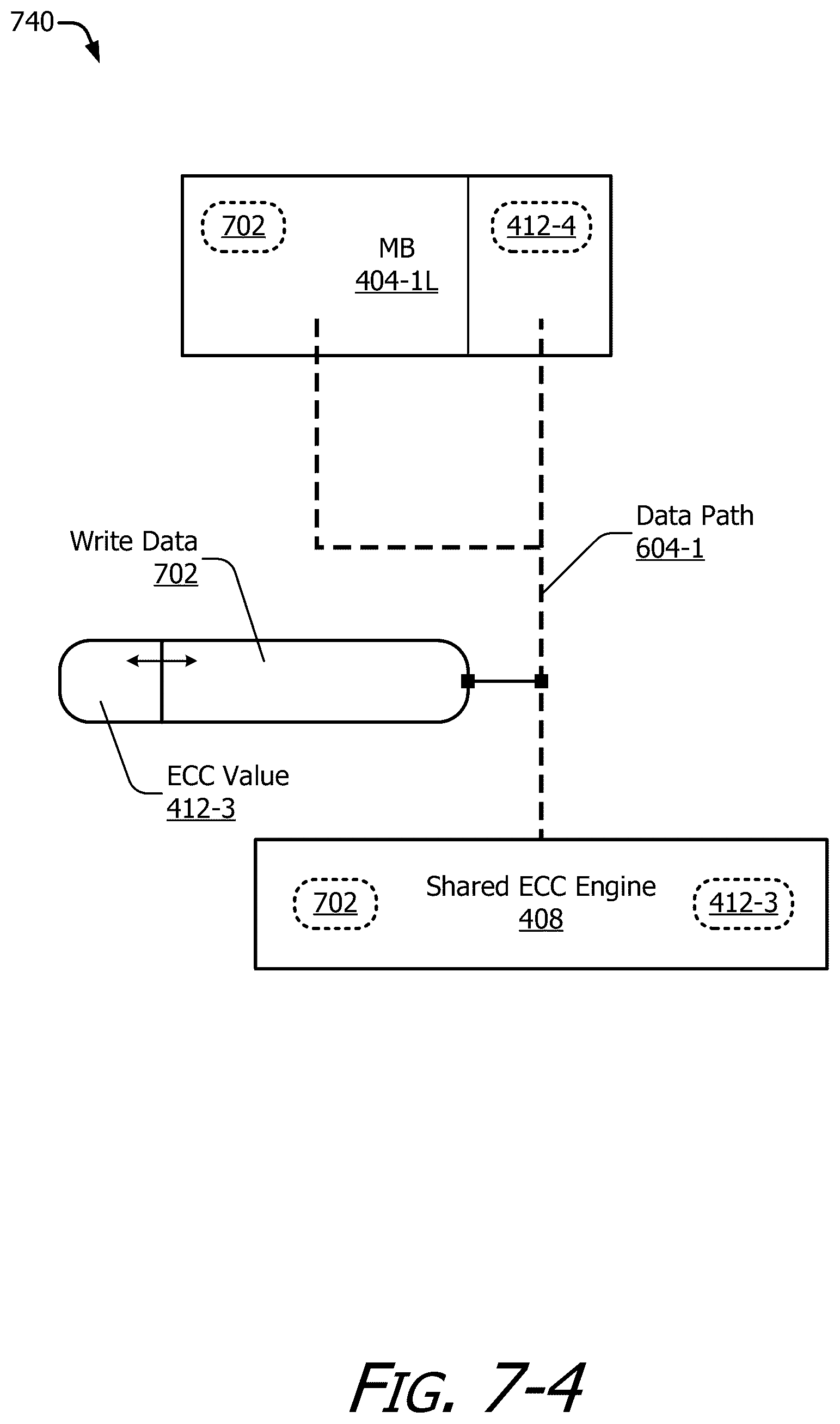 Patent US12619493 Figure 9 – Flexible bit quantities for error correction code (ECC) values in a memory environment