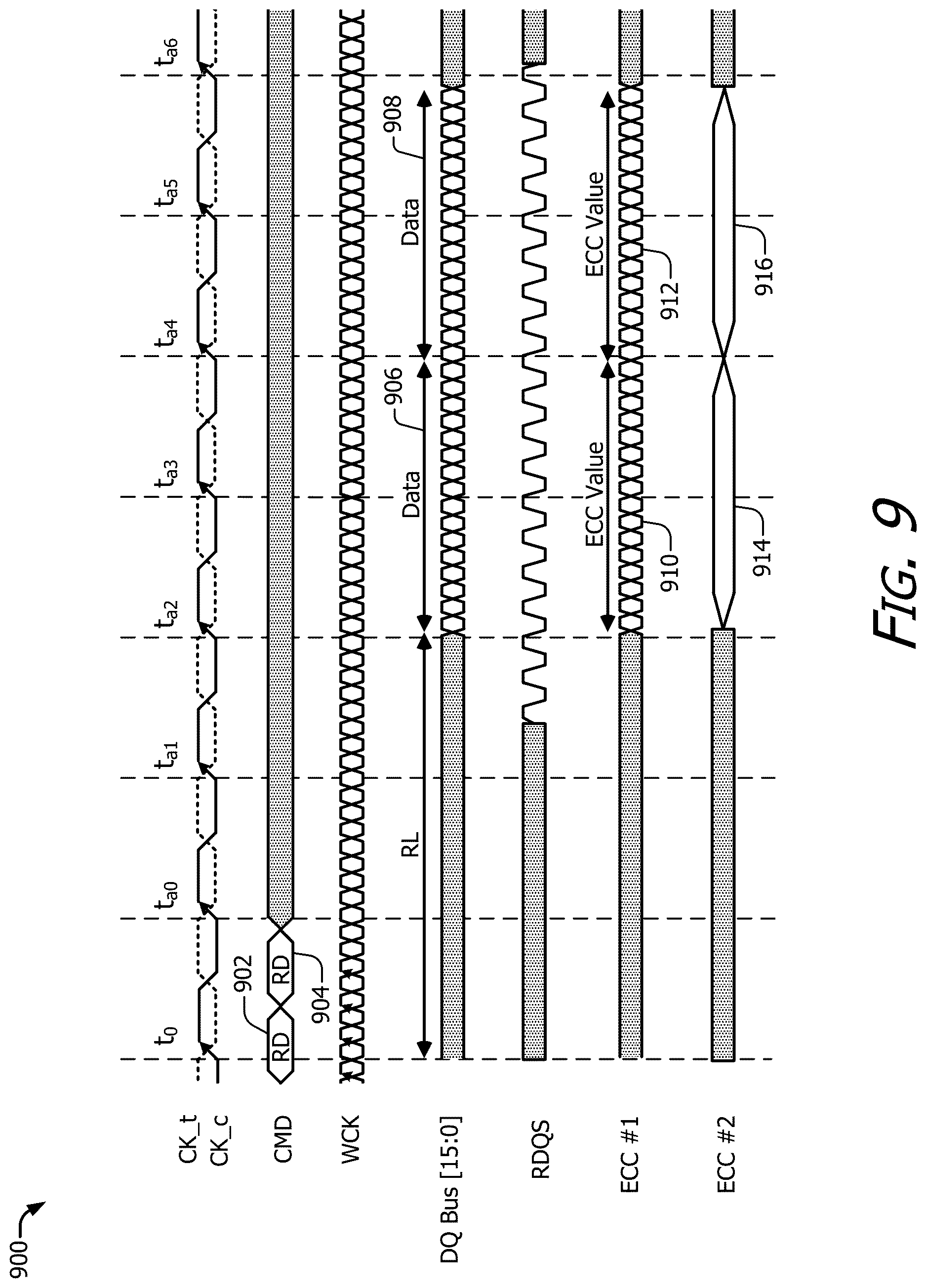 Patent US12619493 Figure 11 – Flexible bit quantities for error correction code (ECC) values in a memory environment