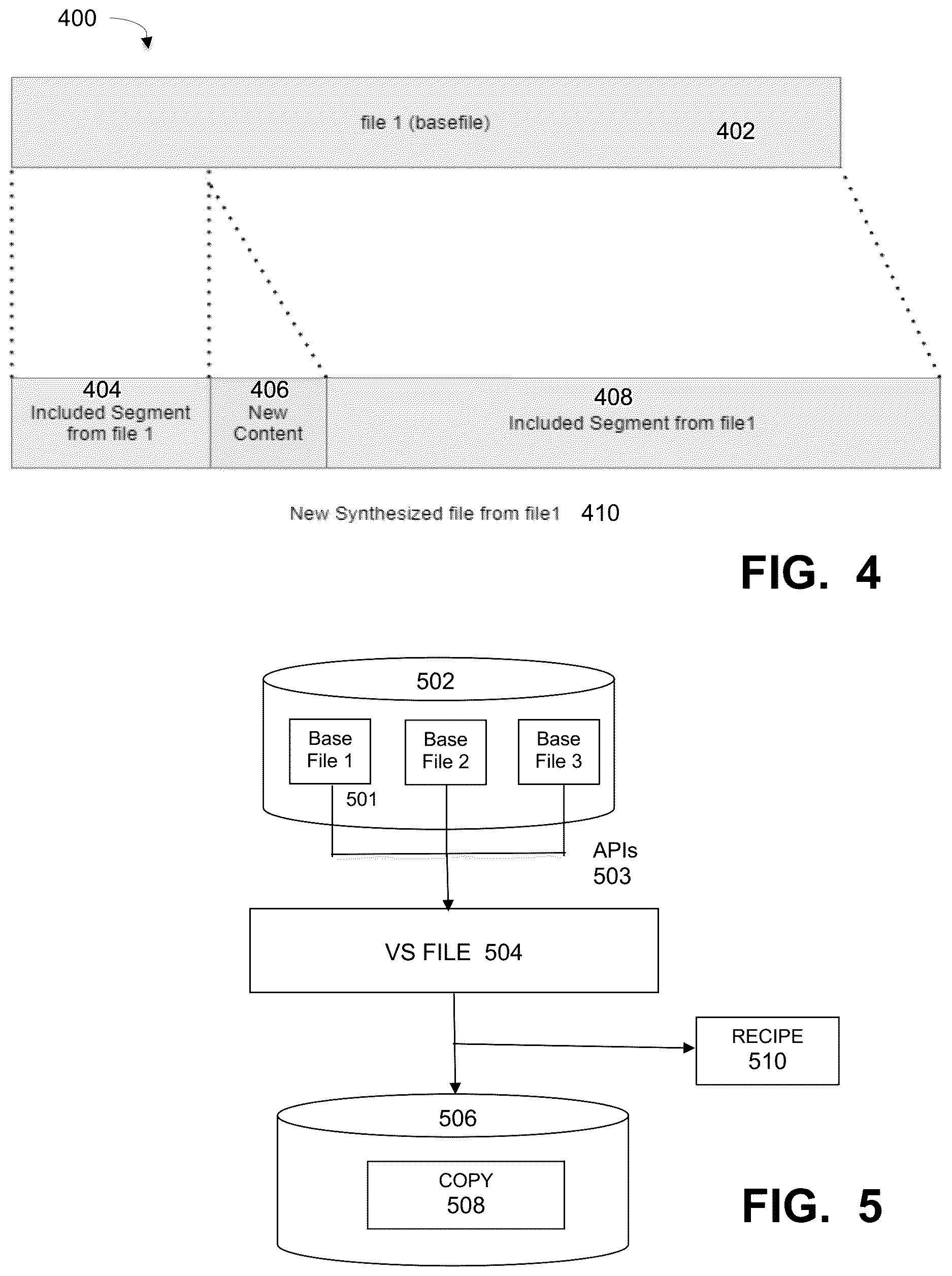 Patent US12619504 Figure 4 – Opportunistic setting of relationships when cloning files across namespaces in a deduplication filesystem