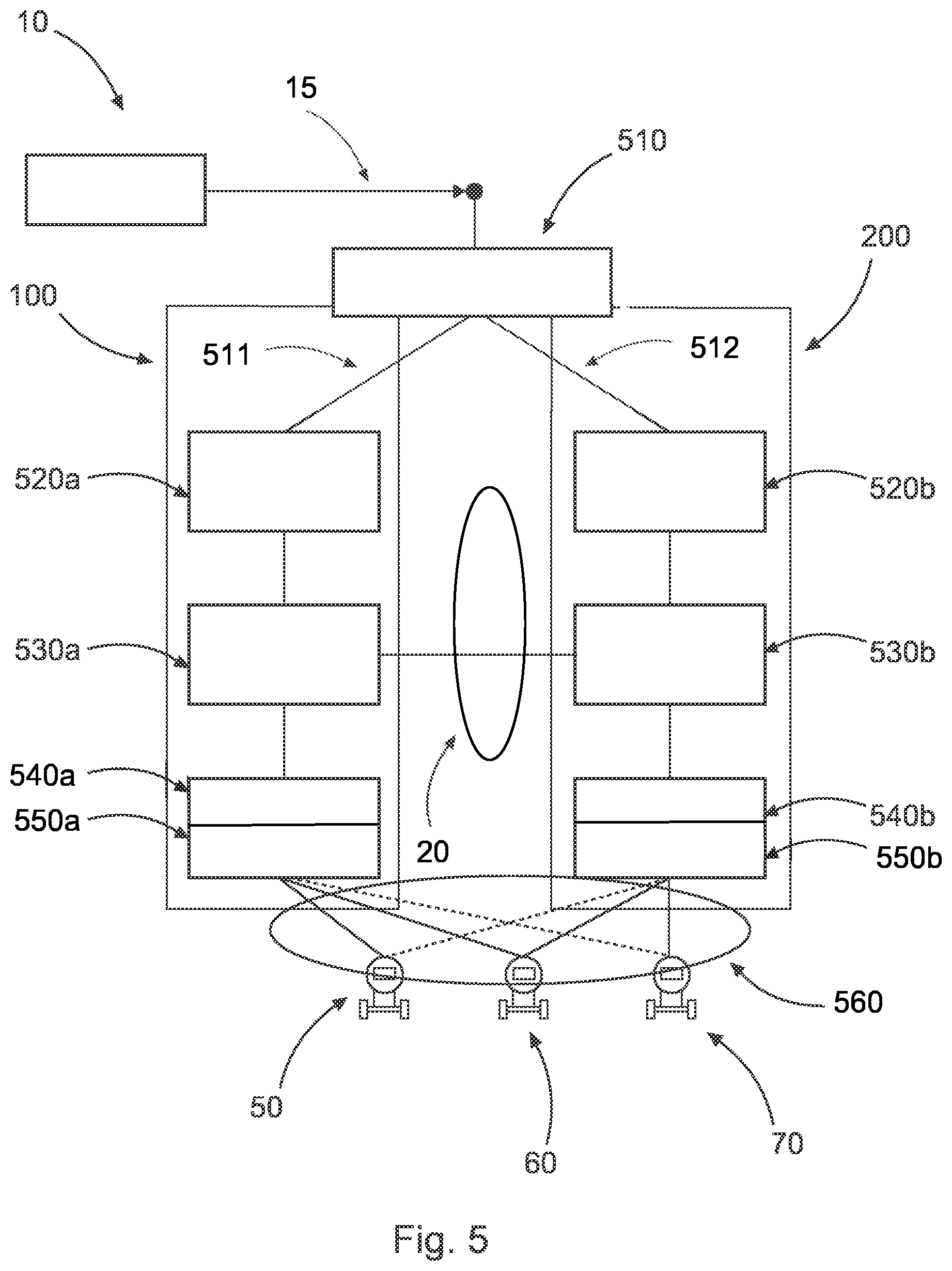 Patent US12619505 Figure 5 – System of aggregating servers