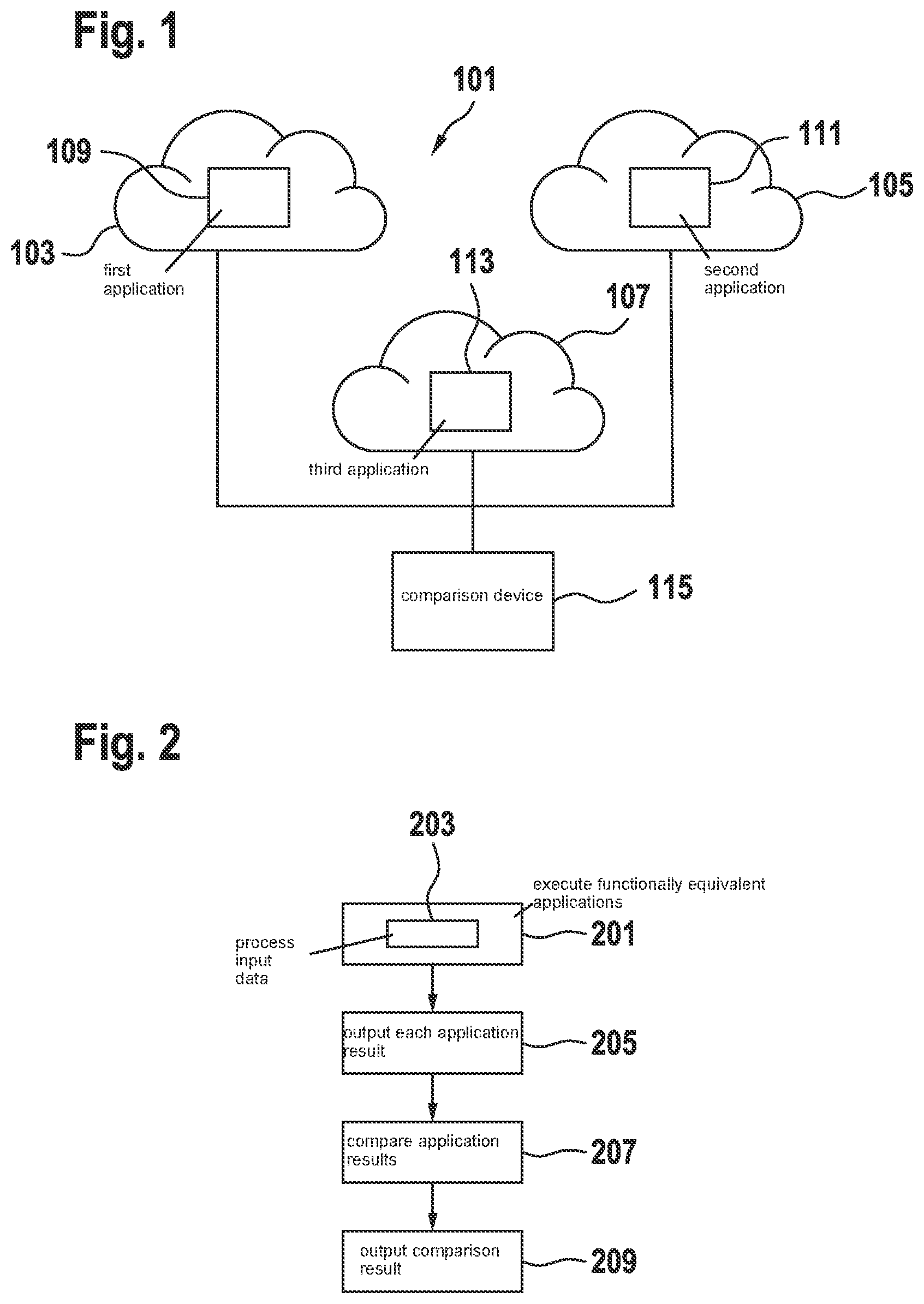 Patent US12619514 Figure 1 – System and method for executing functionally equivalent applications