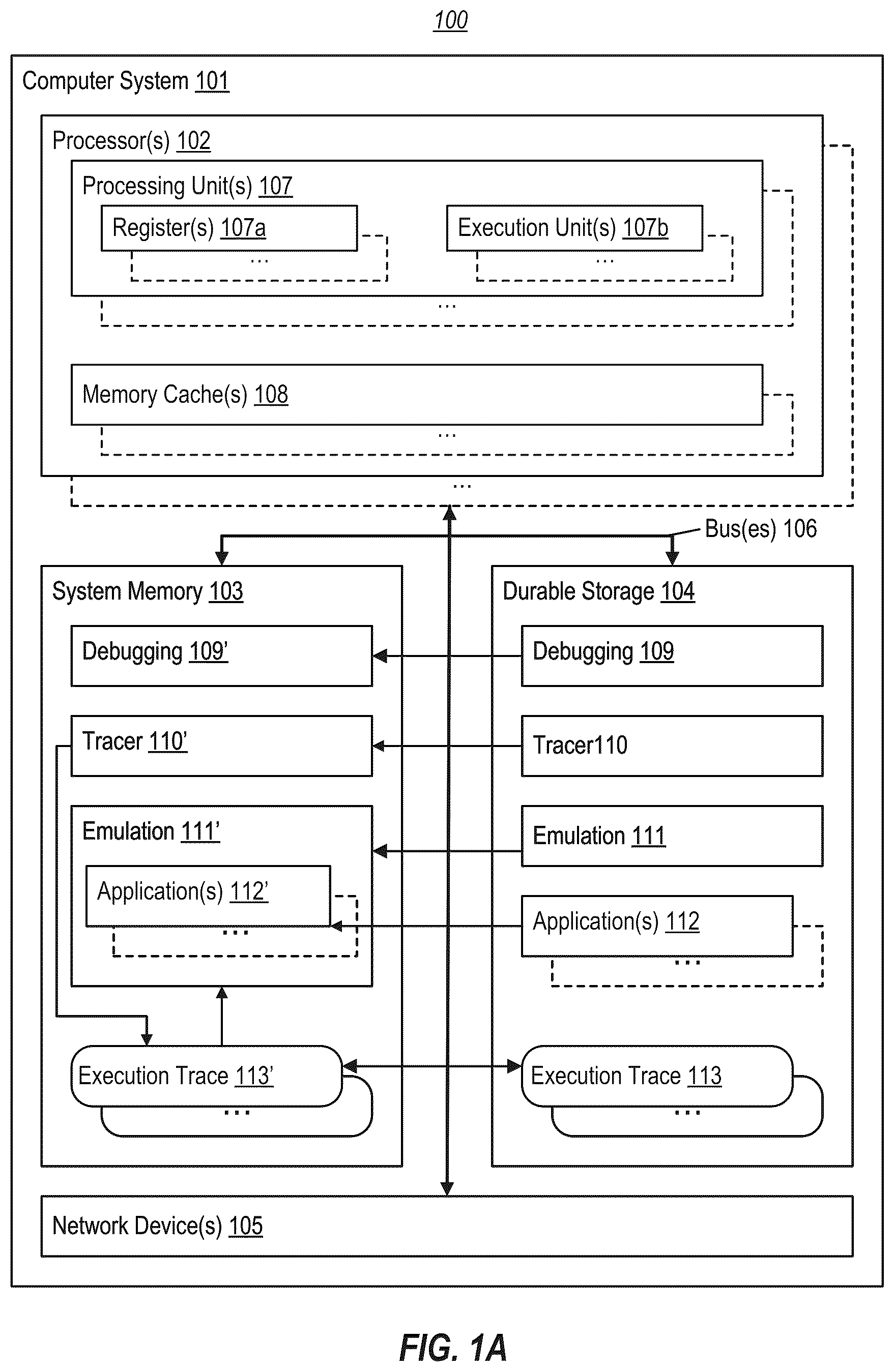 Patent US12619518 Figure 1 – Automated root cause identification using data flow analysis of plural execution traces