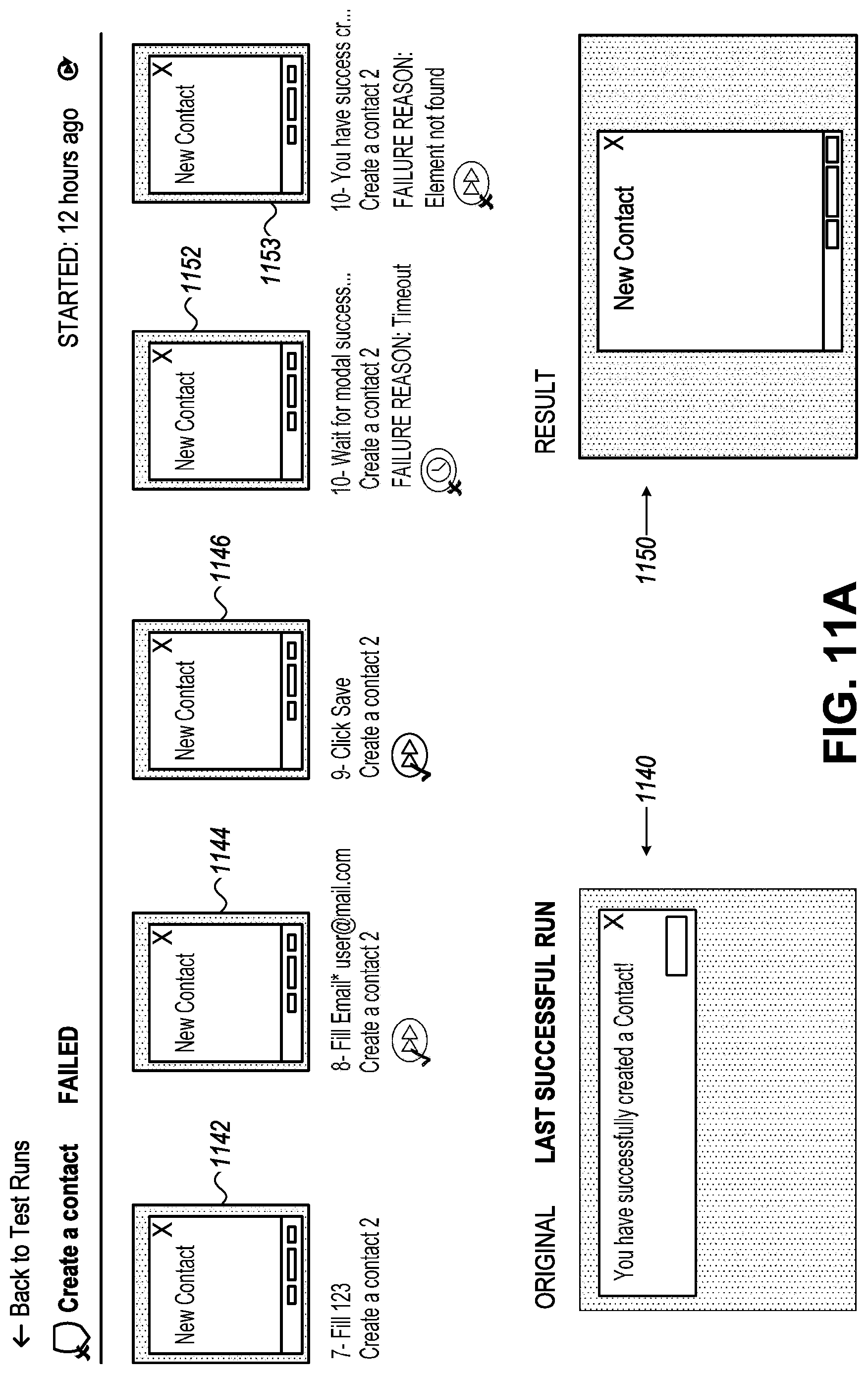 Patent US12619521 Figure 12 – Automated testing of walkthroughs