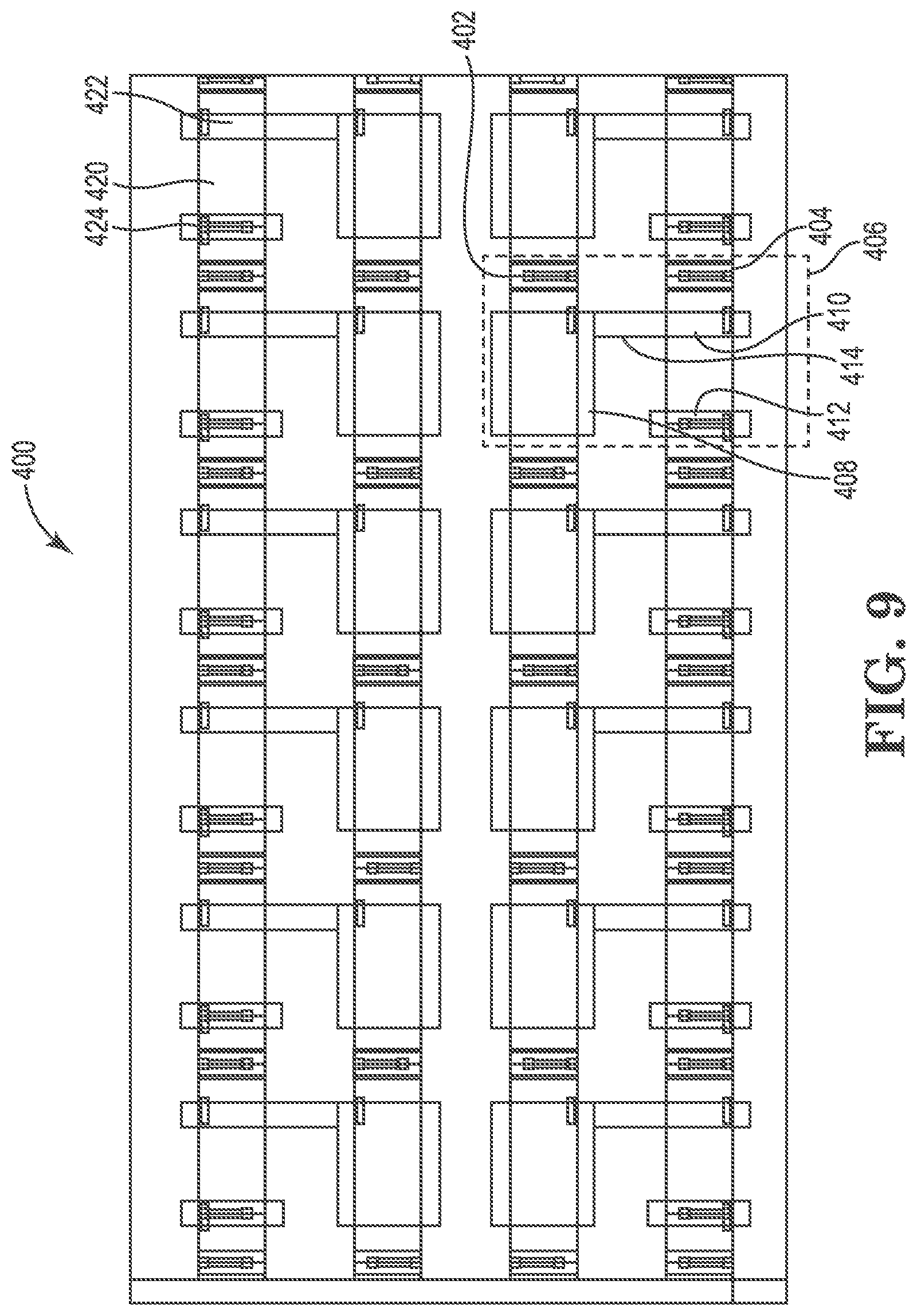 Patent US12619527 Figure 9 – Memory devices including logic non-volatile memory