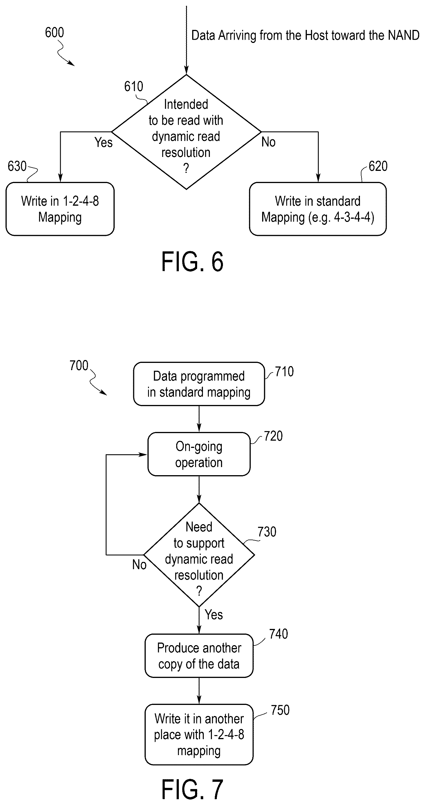 Patent US12619533 Figure 7 – Data storage device and method for non-balanced mapping for variable read resolution