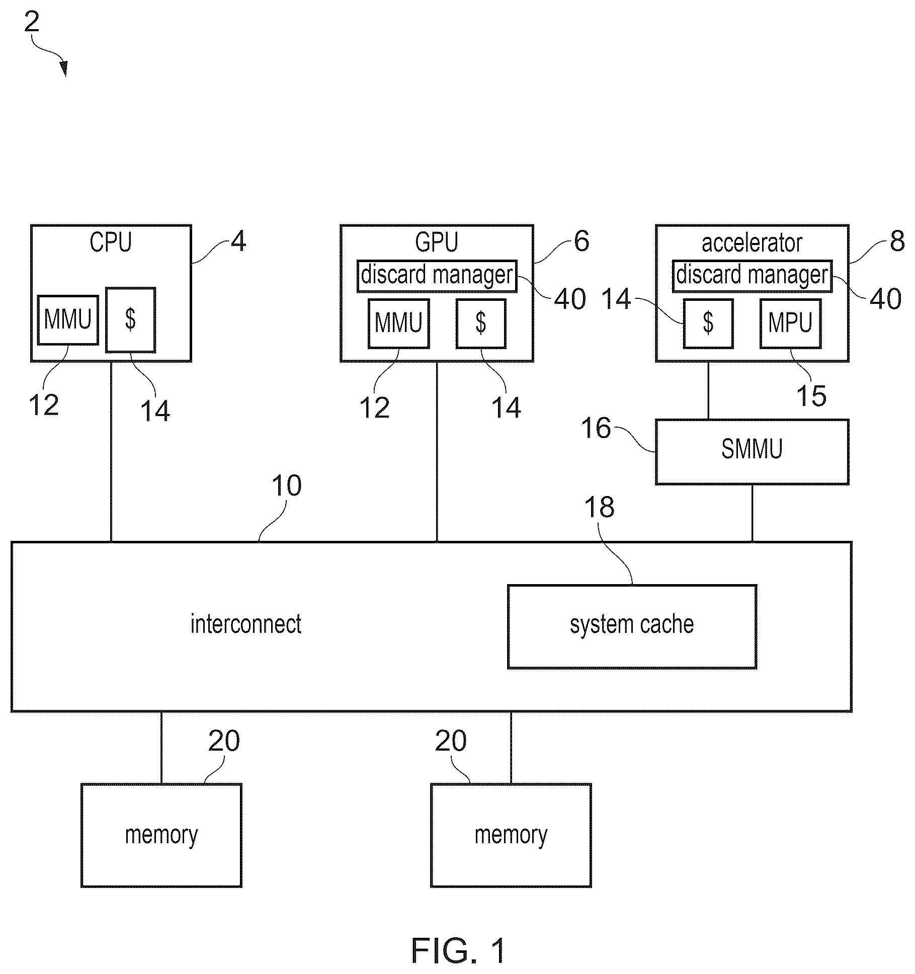 Patent US12619535 Figure 1 – Invalidate-write hazard detection