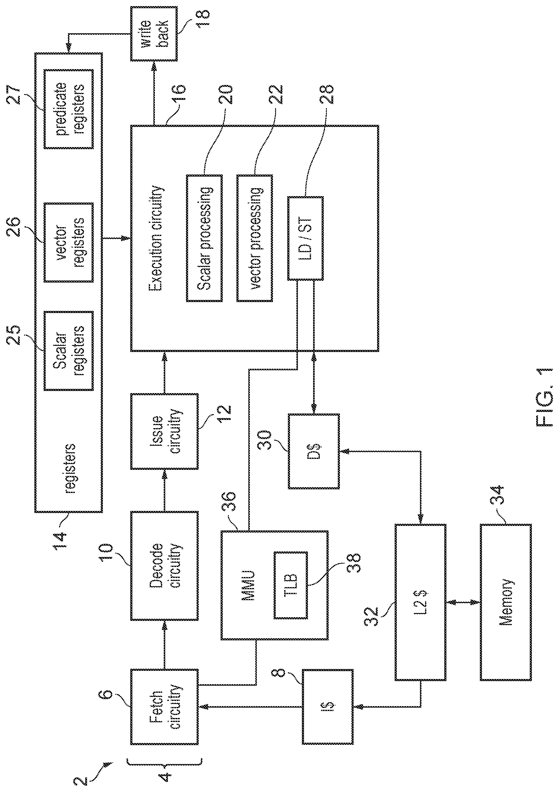 Patent US12619552 Figure 1 – Processing of cryptographic hash instruction