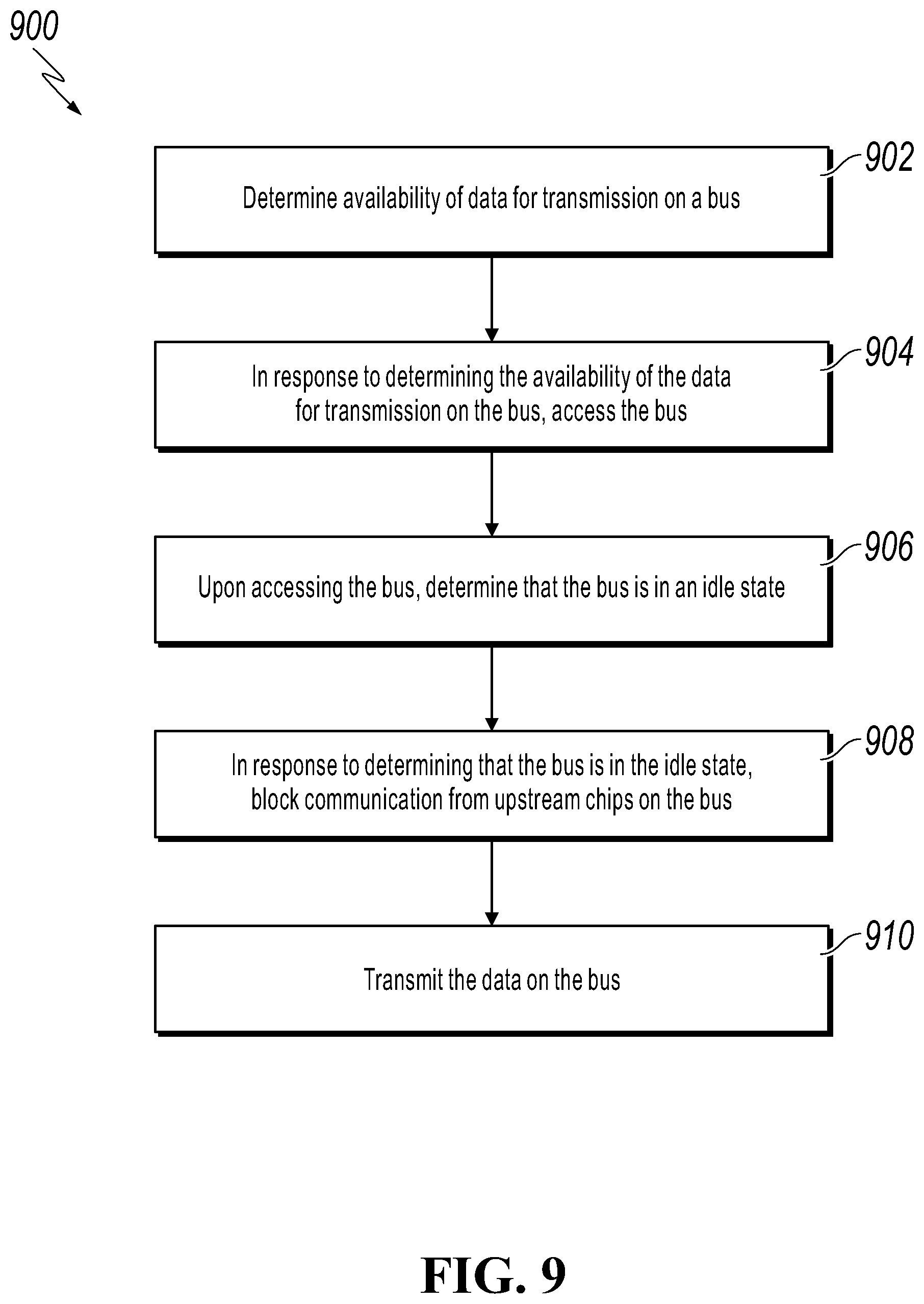 Patent US12619557 Figure 9 – Signal processing and transmission in electronic circuits