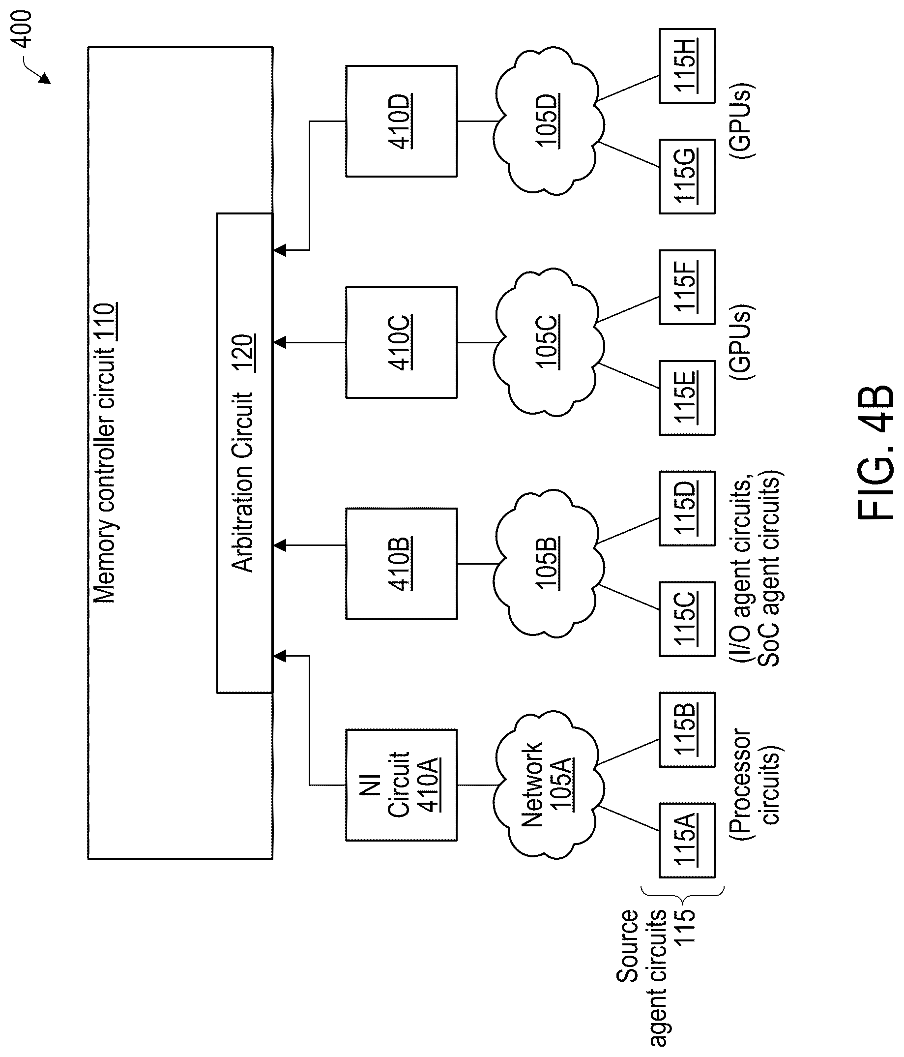 Patent US12619558 Figure 9 – Memory controller reservation of resources for cache hit