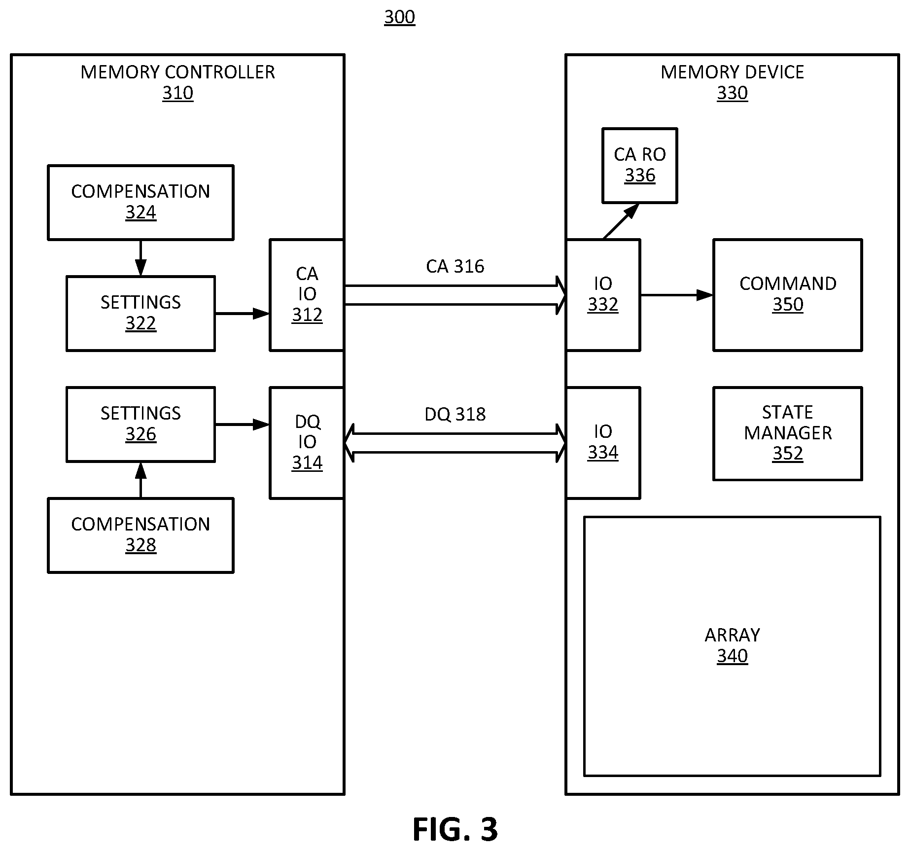 Patent US12619562 Figure 2 – Unidirectional command bus phase drift compensation by sending the command bus delay to memory controller