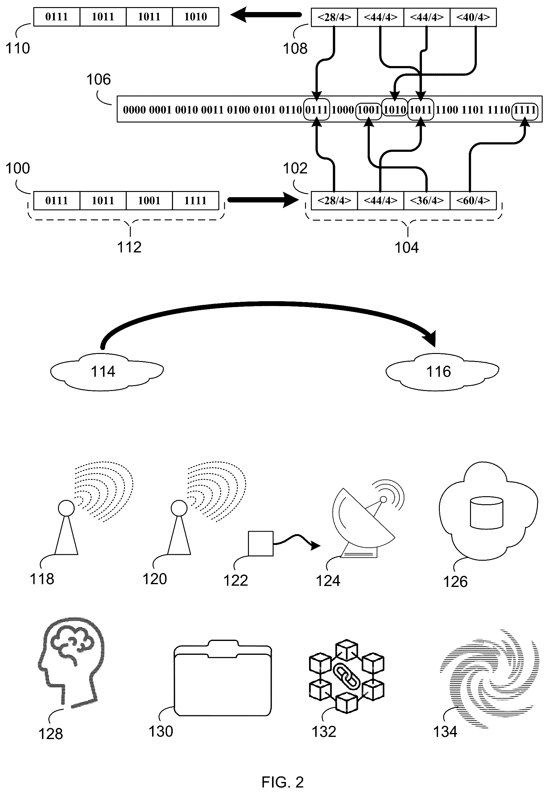Patent US12619580 Figure 2 – Encoding / decoding system and method
