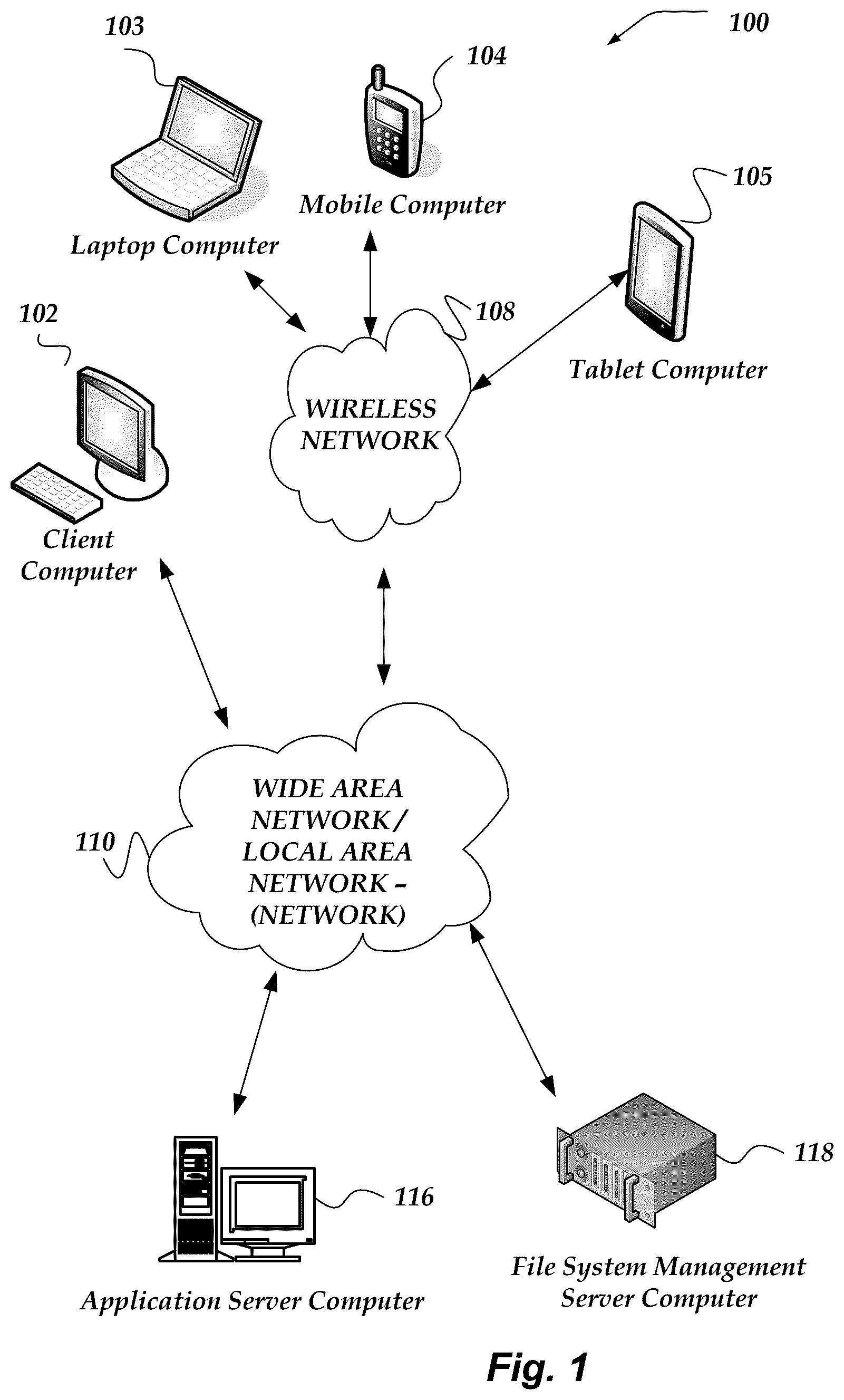Patent US12619582 Figure 1 – Managing file system transaction dependencies