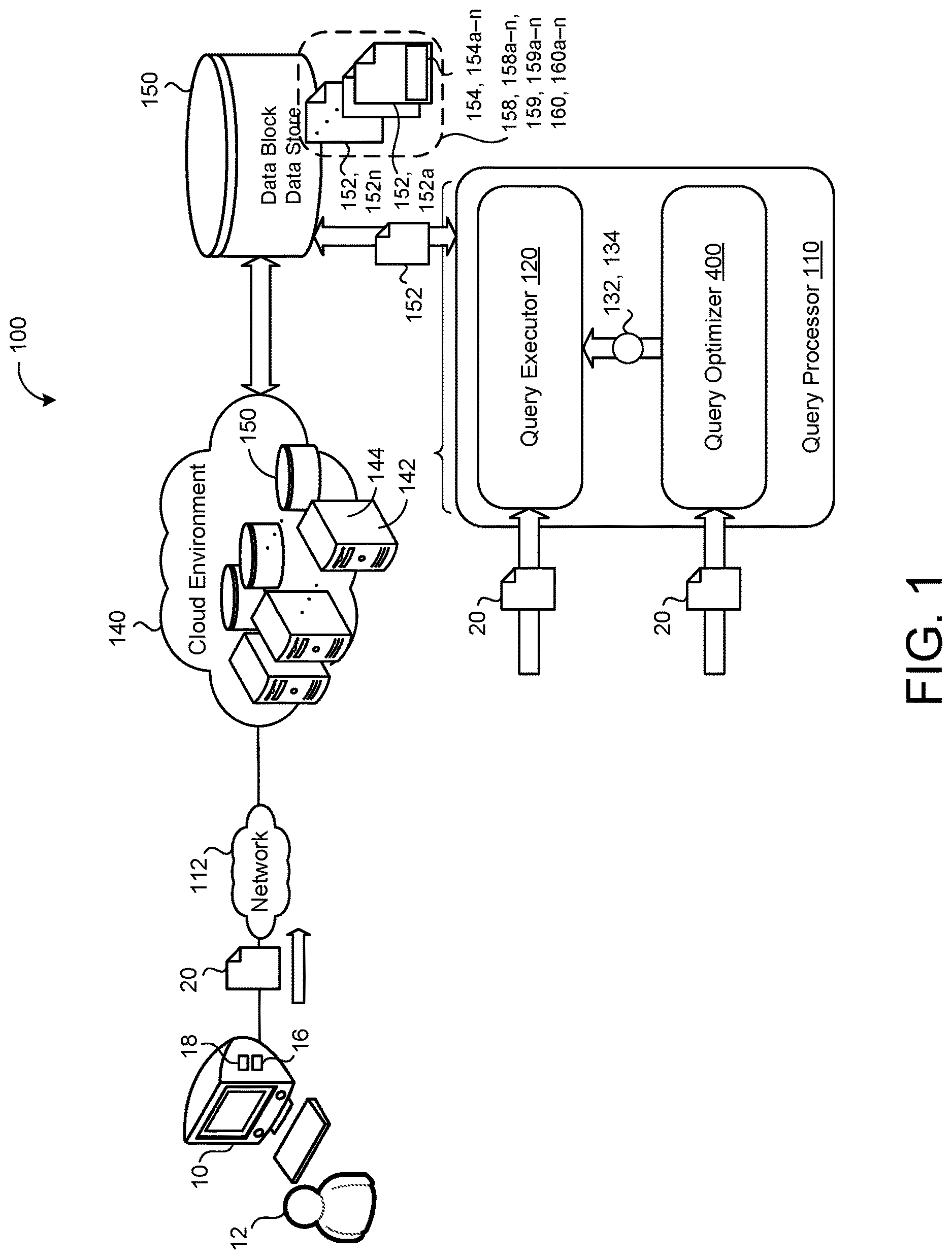 Patent US12619605 Figure 1 – Zero copy optimization for select * queries