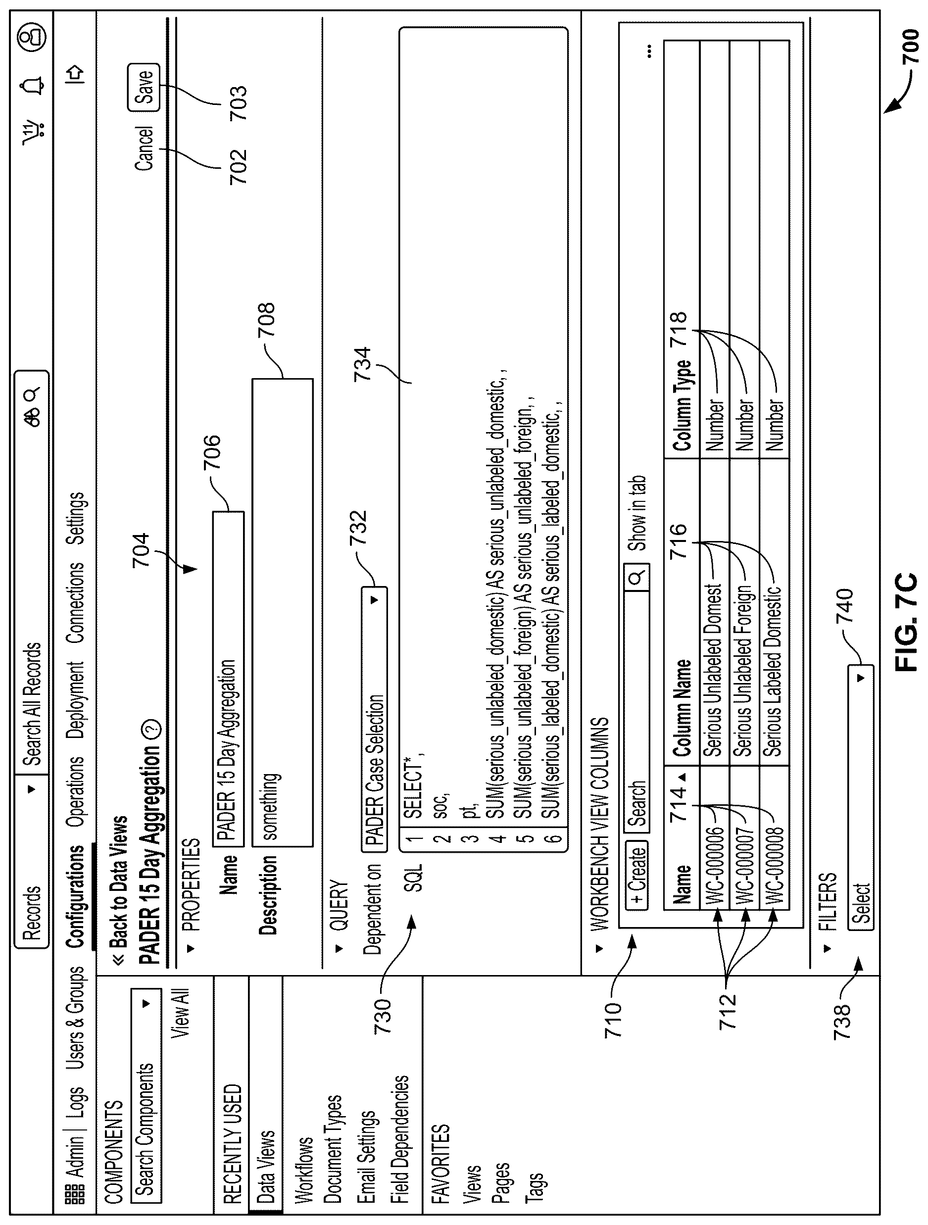 Patent US12619611 Figure 9 – Systems and methods for generating and executing a query on a column-oriented database