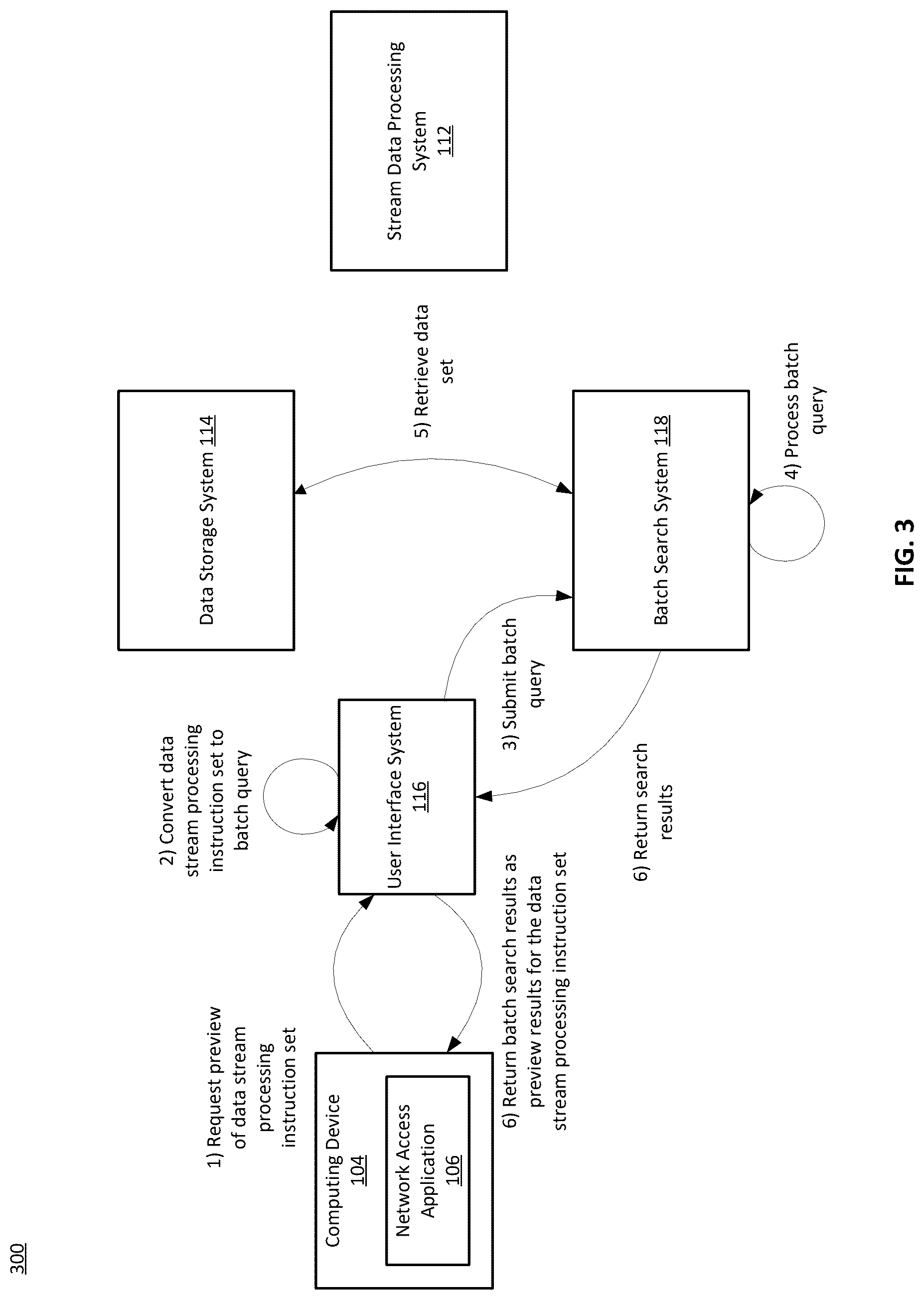 Patent US12619615 Figure 3 – Data stream processing instruction set previews using batch conversion